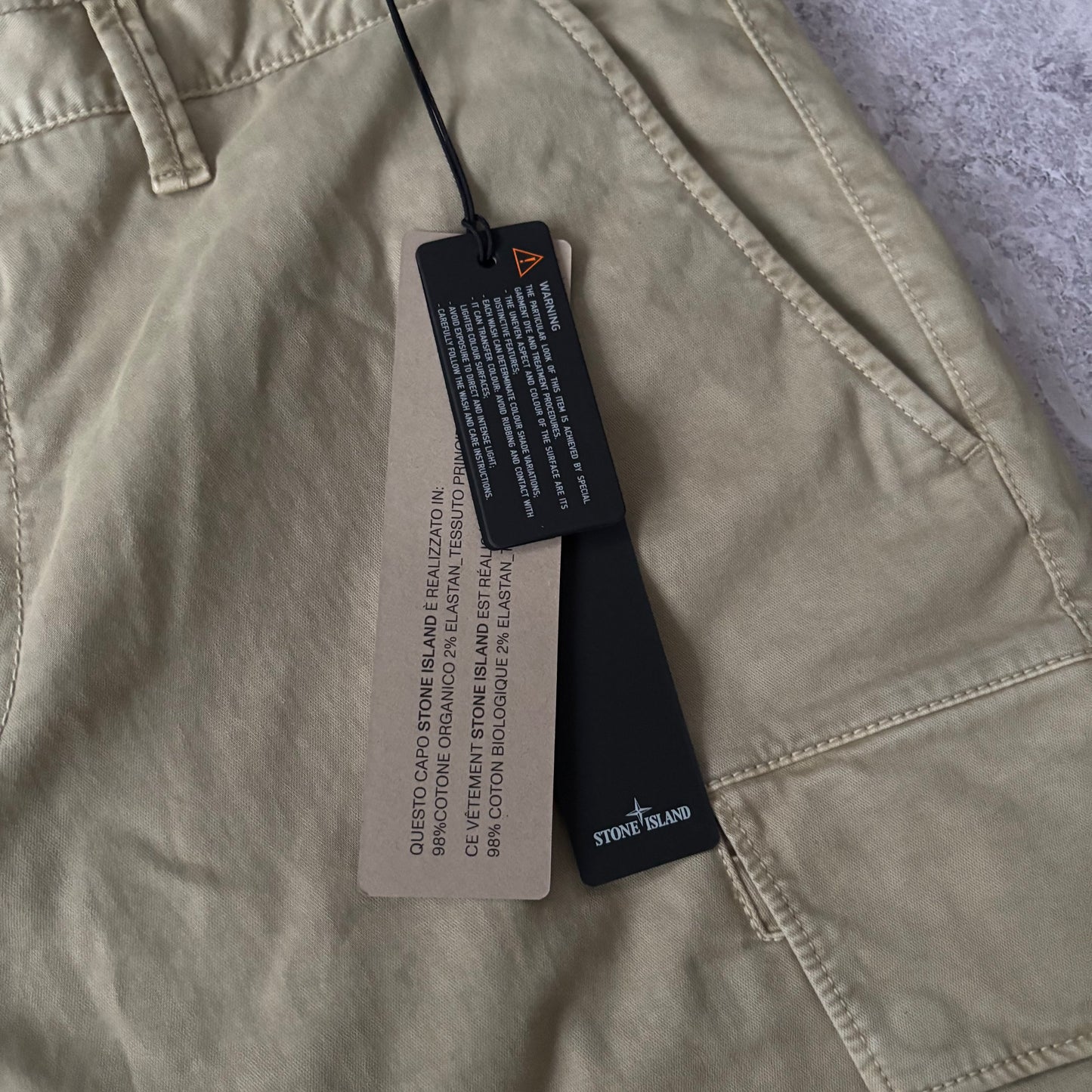Brand New Stone Island Cargo Shorts - Waist 33