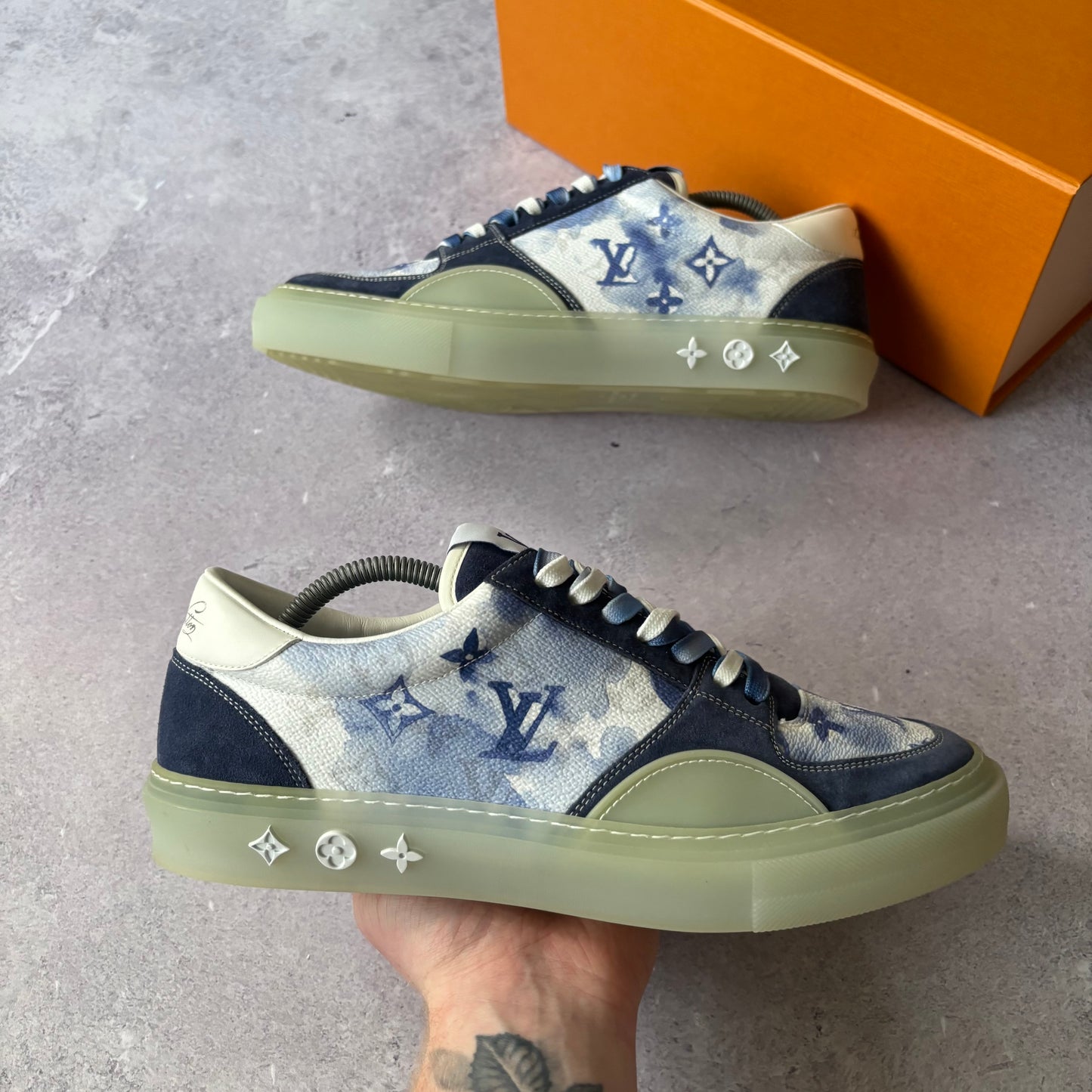 Louis Vuitton Water Colour Trainers - Fits UK 9