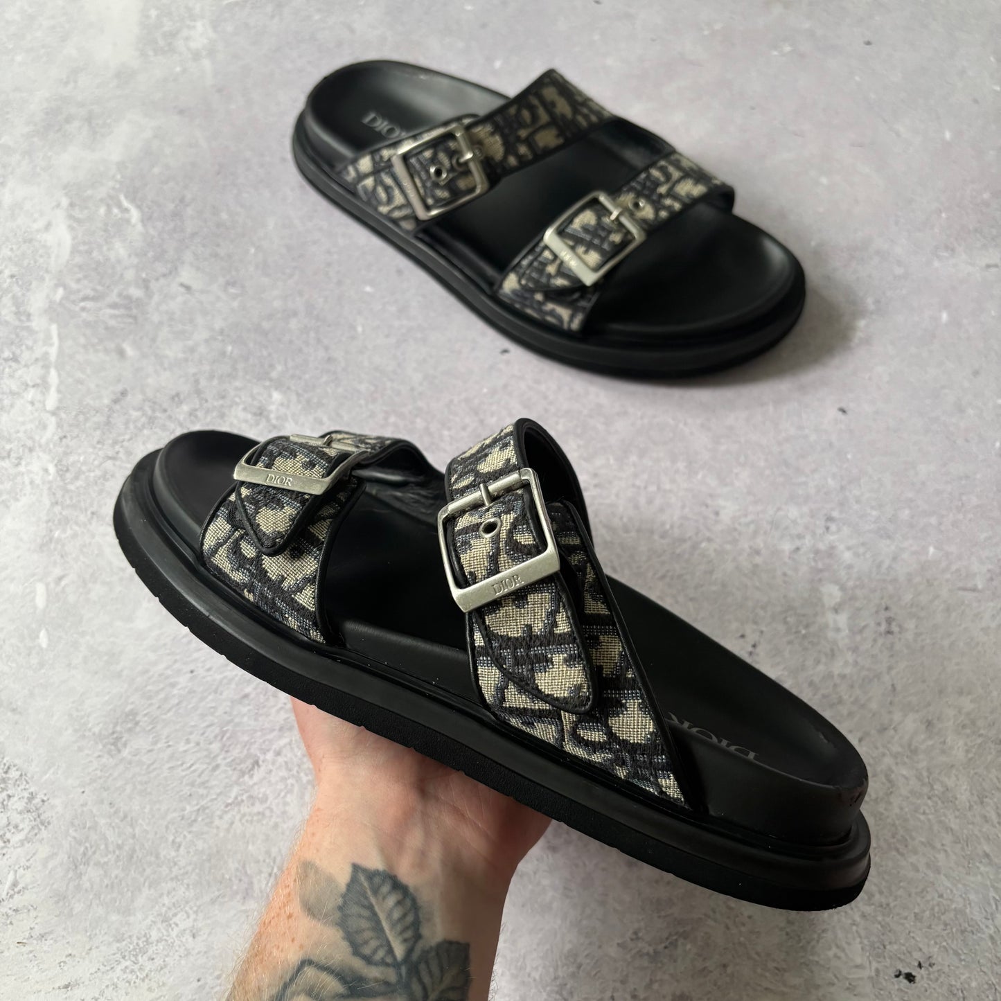 Dior Aqua Sandals - Fits UK 7.5