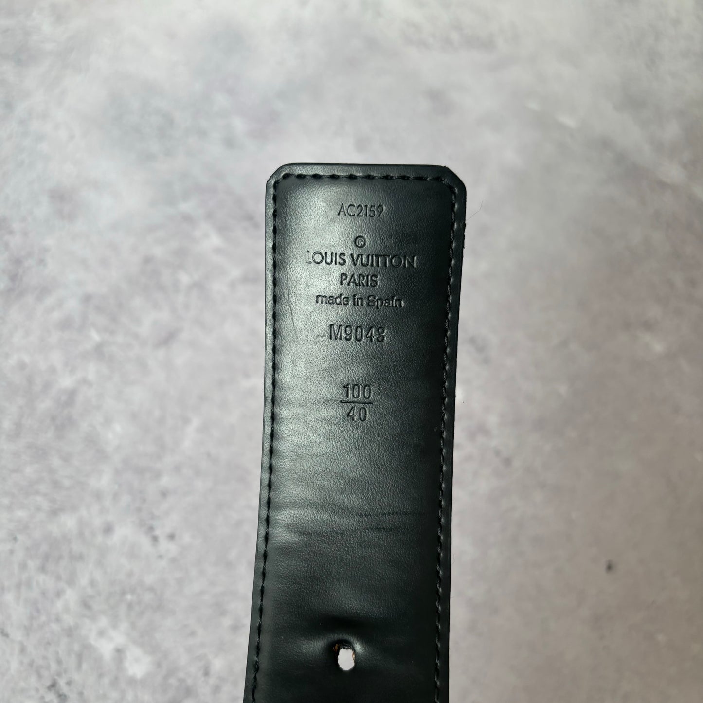 Louis Vuitton Black Monogram Belt Fits Waist 36” - 40”