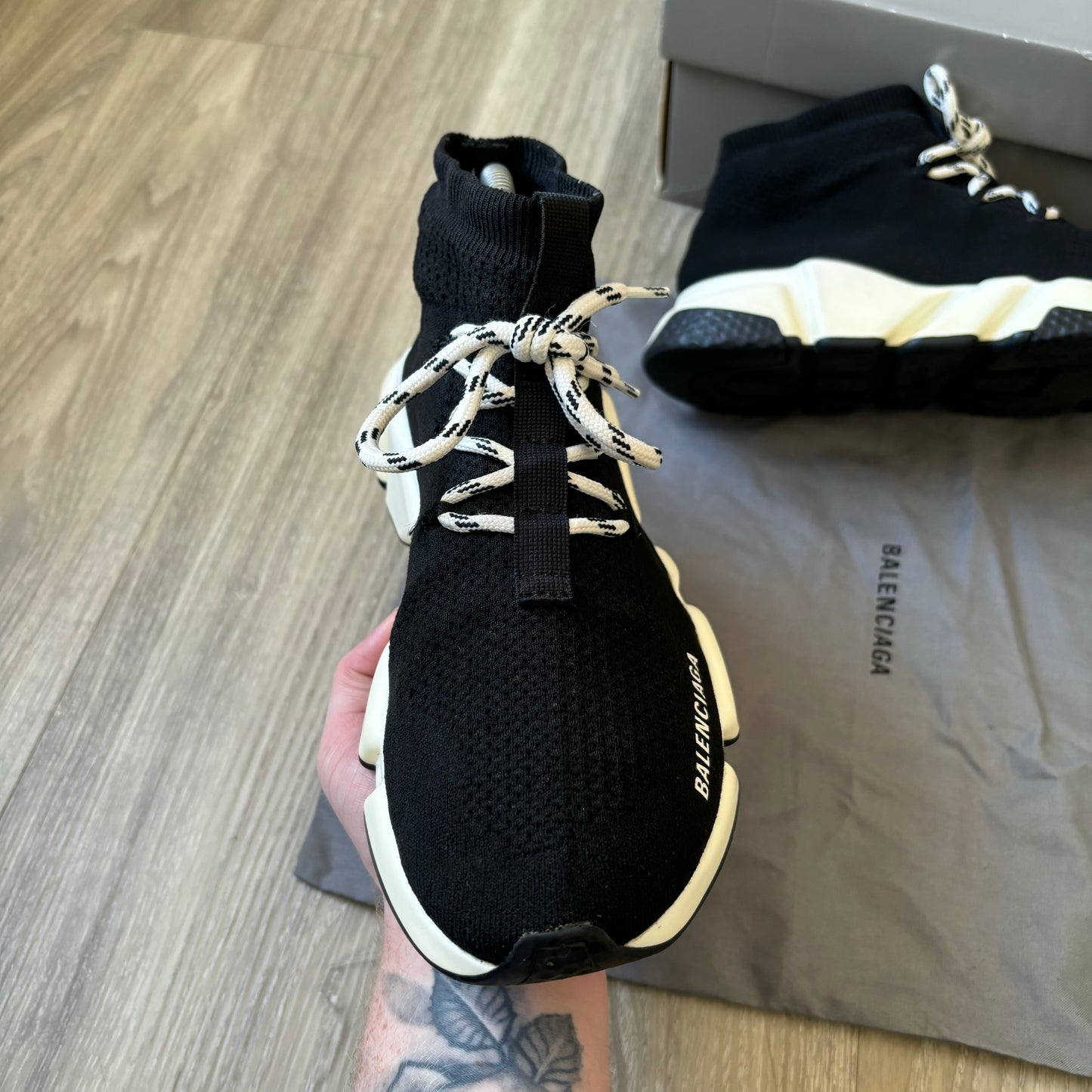 Balenciaga Speed Laced Trainers UK 7