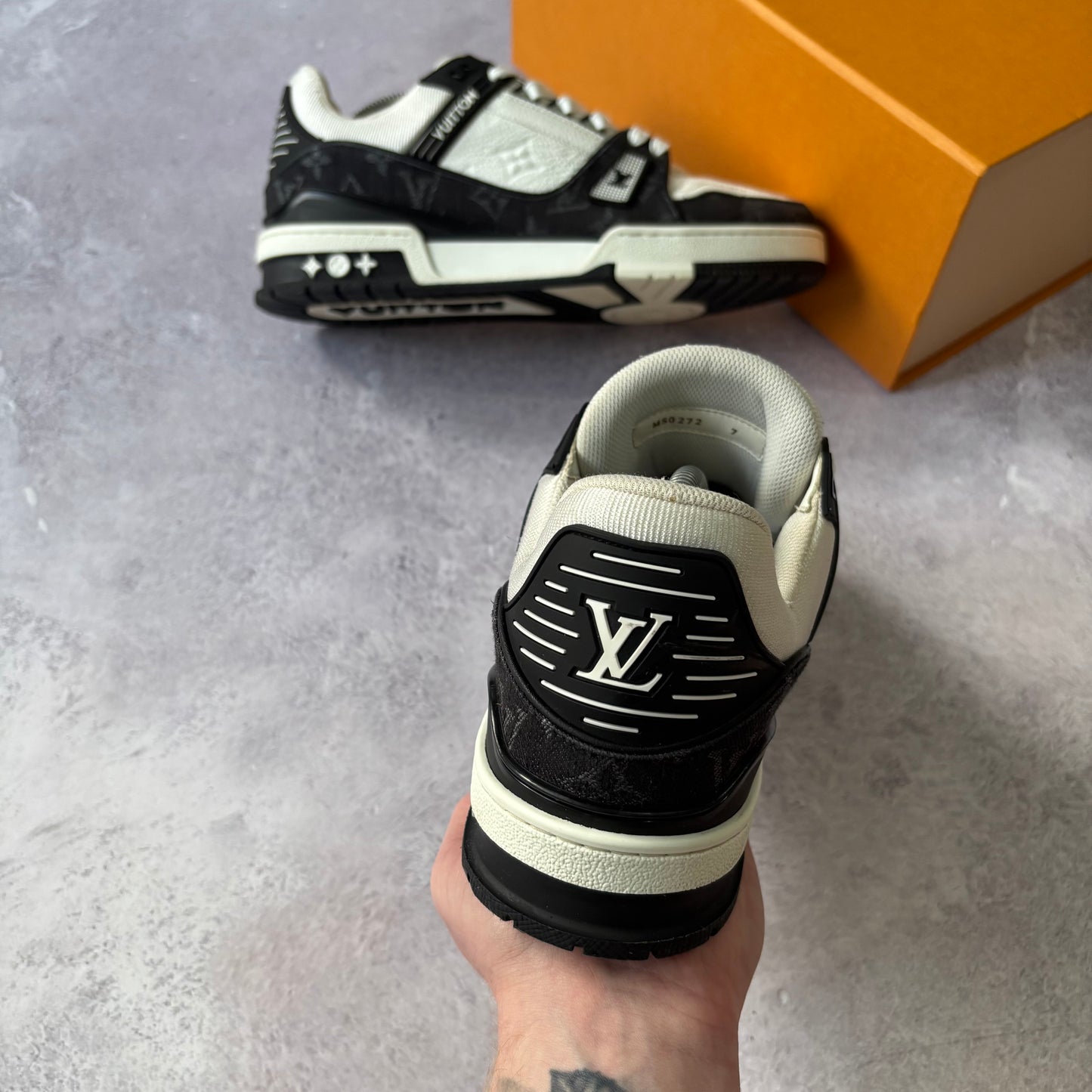 Louis Vuitton Denim Trainers - Fits UK 8