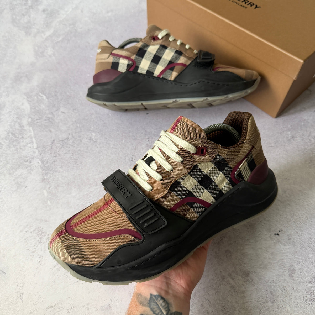 Burberry Ramsey Trainers - UK 9