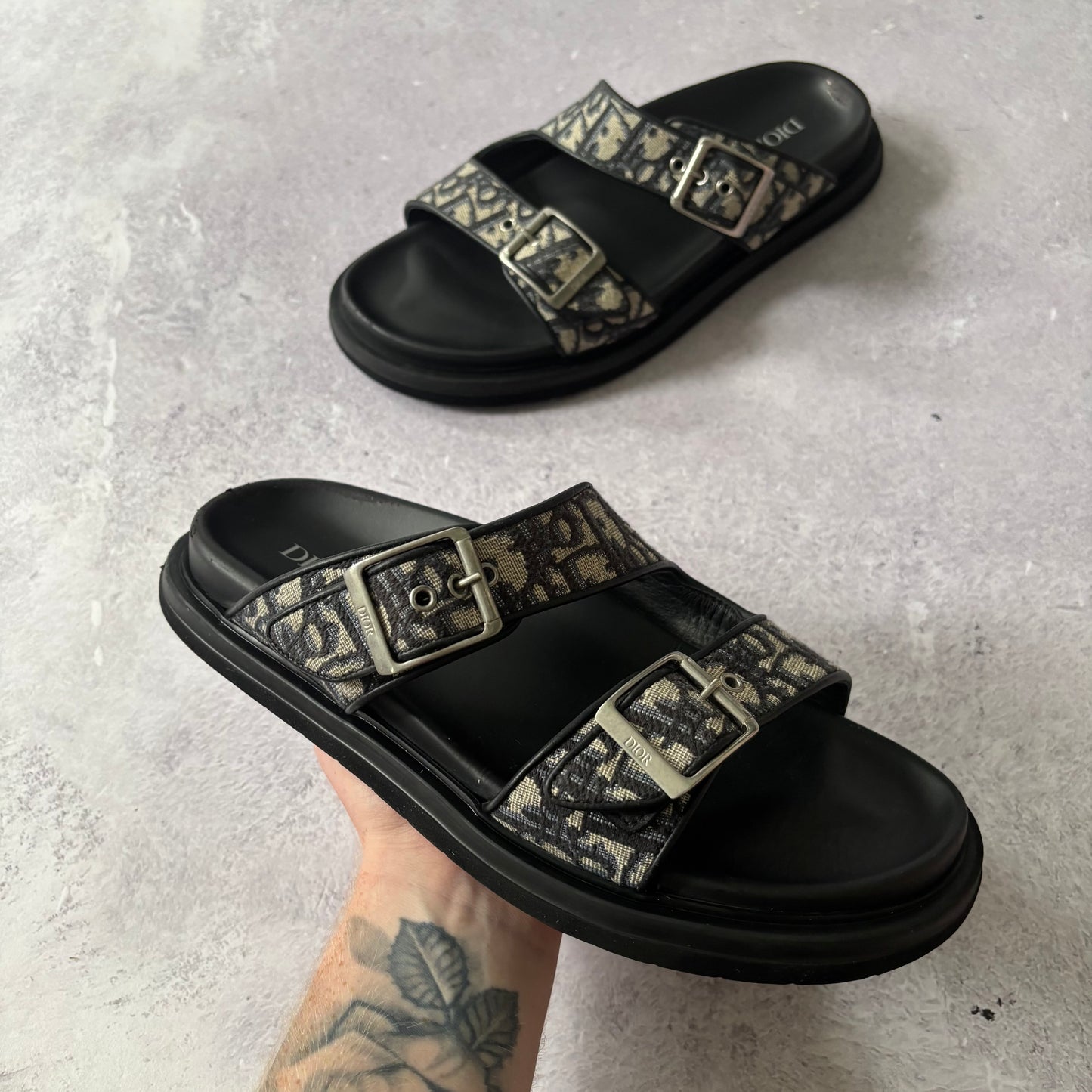Dior Aqua Sandals - Fits UK 7.5