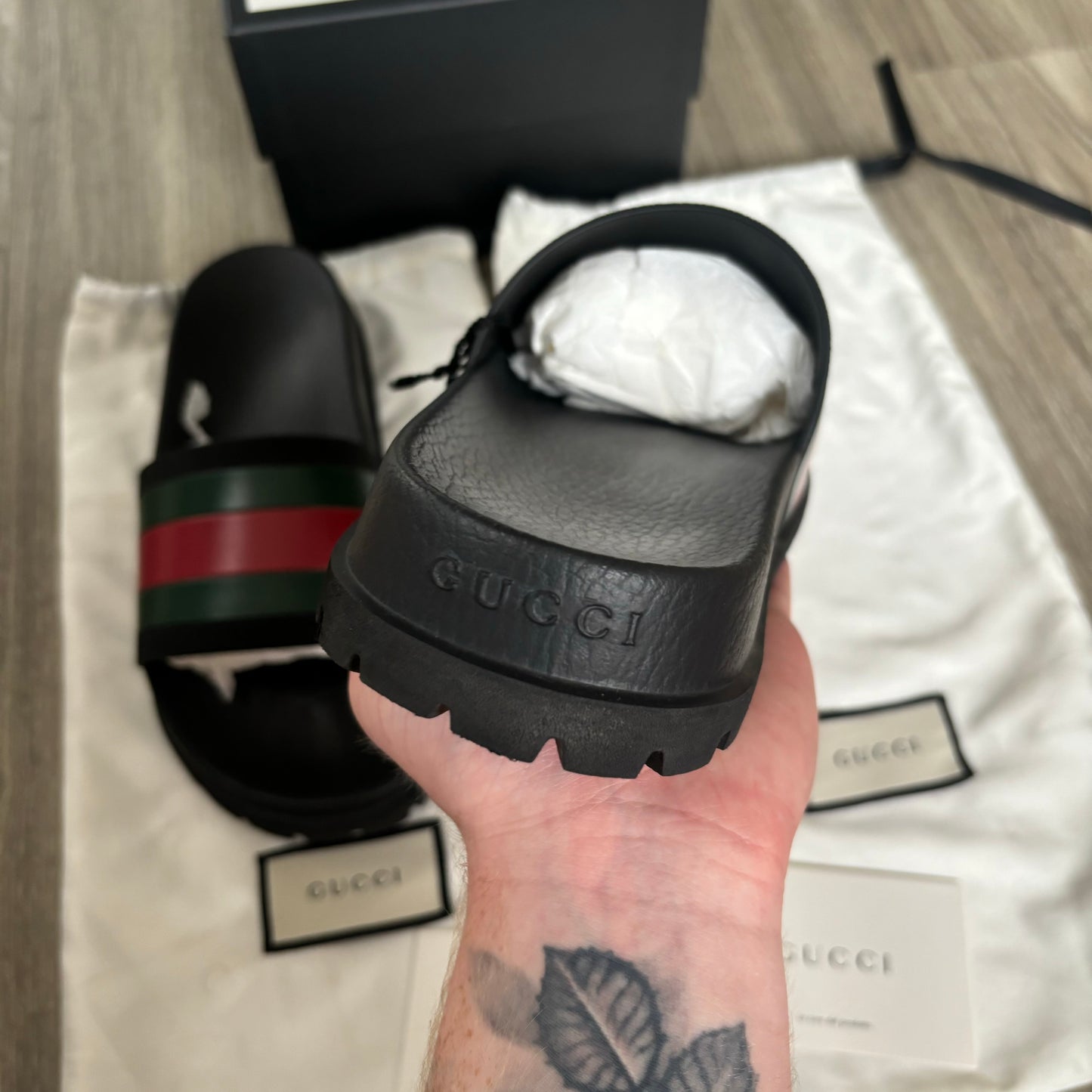 Gucci Sliders UK 8