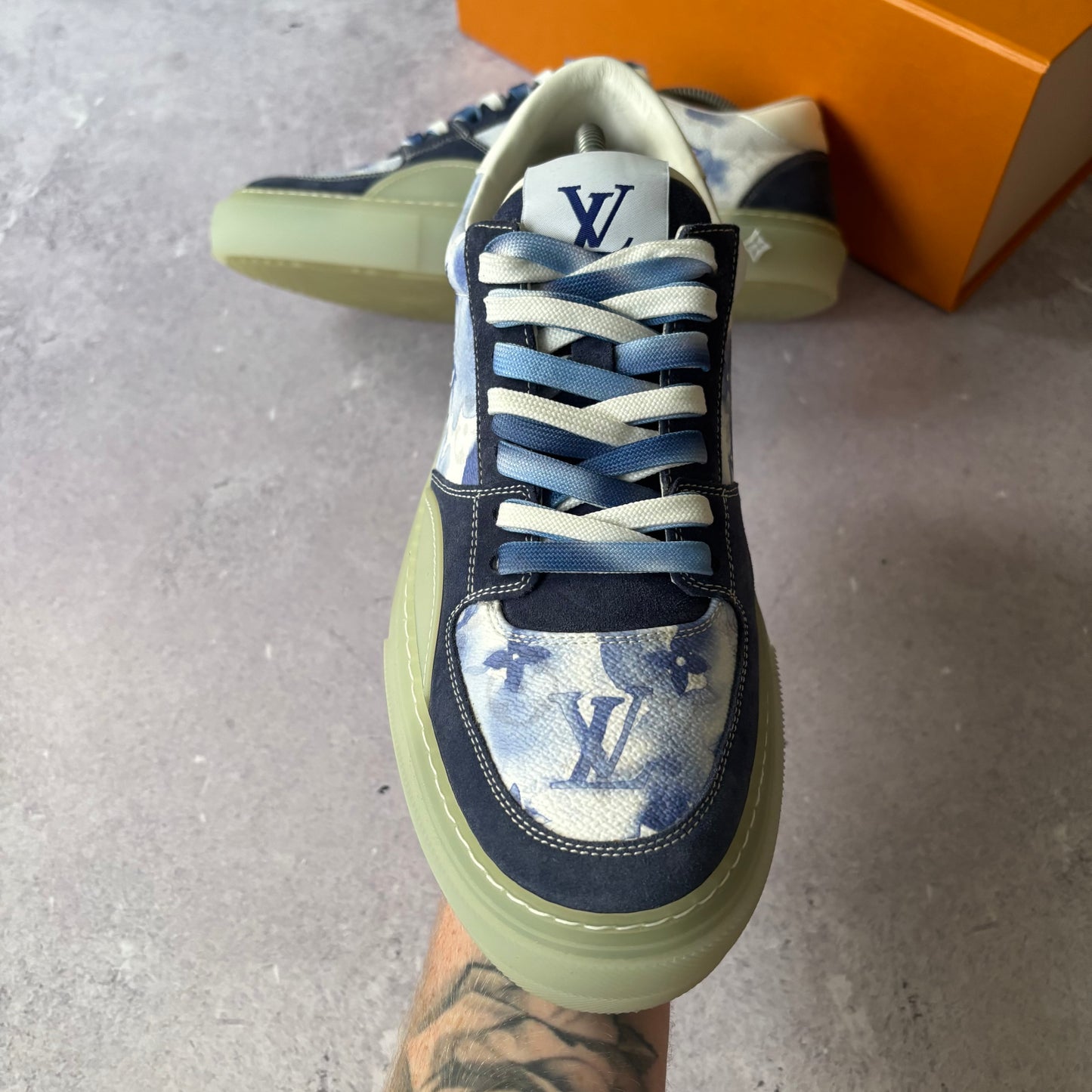 Louis Vuitton Water Colour Trainers - Fits UK 9