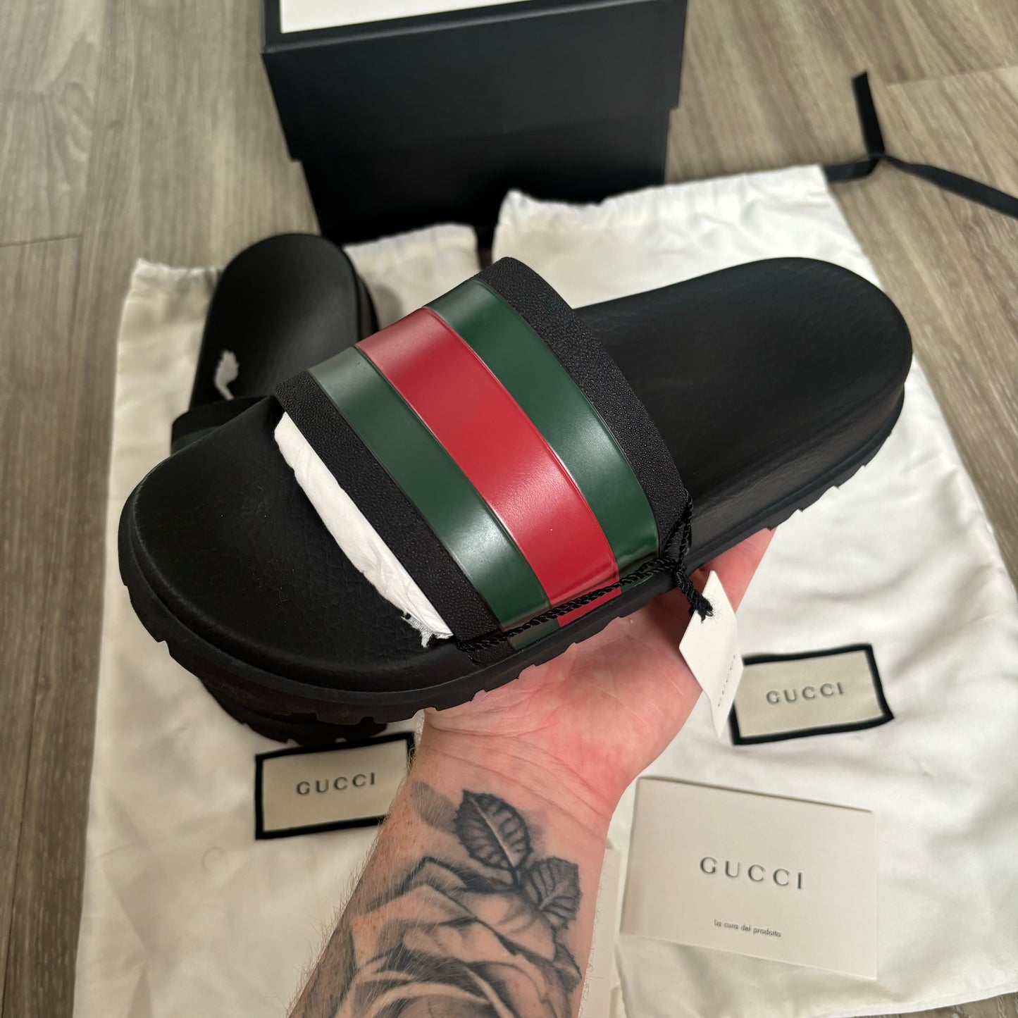 Gucci Sliders UK 8