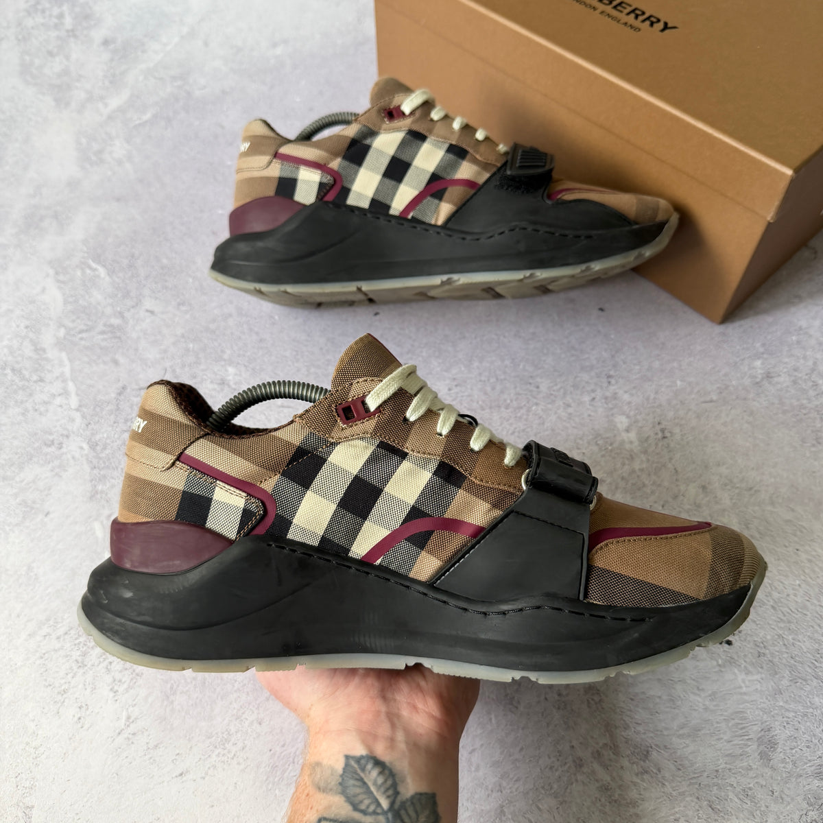 Burberry Ramsey Trainers - UK 9