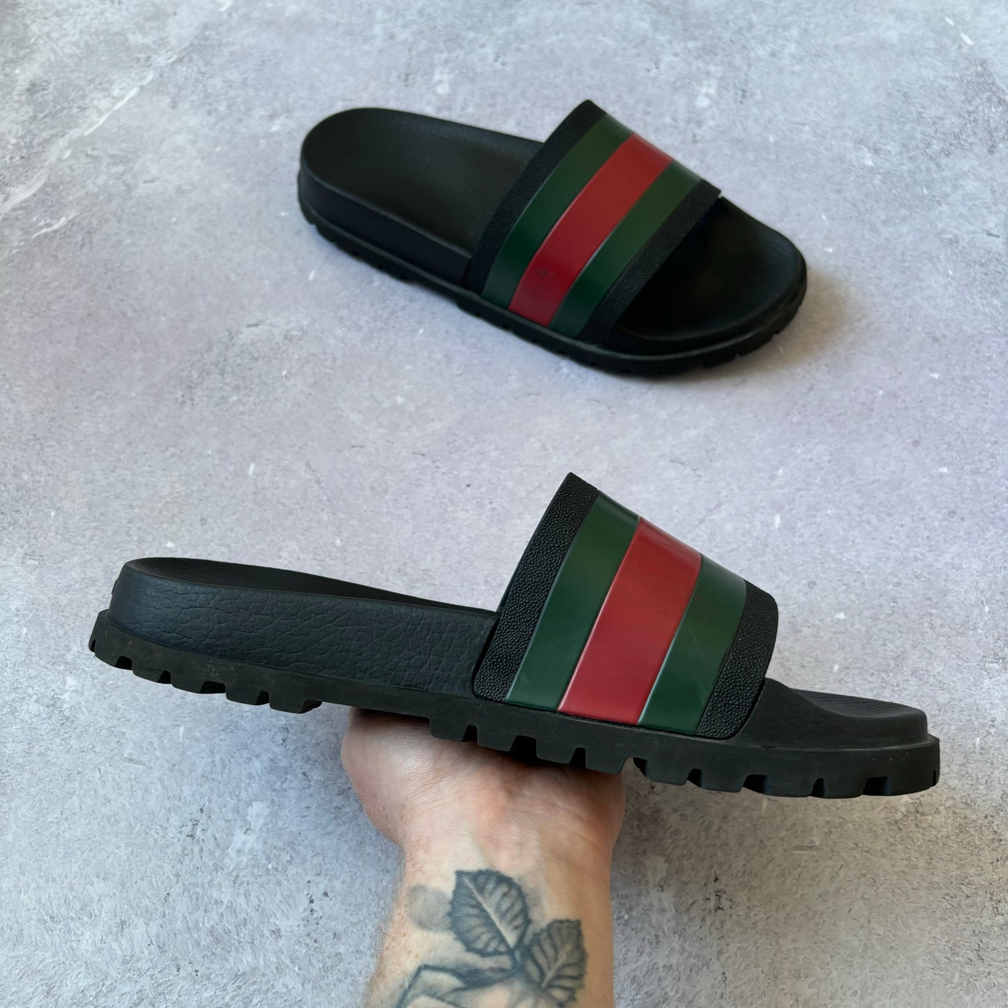 Gucci Web Sliders - UK 10
