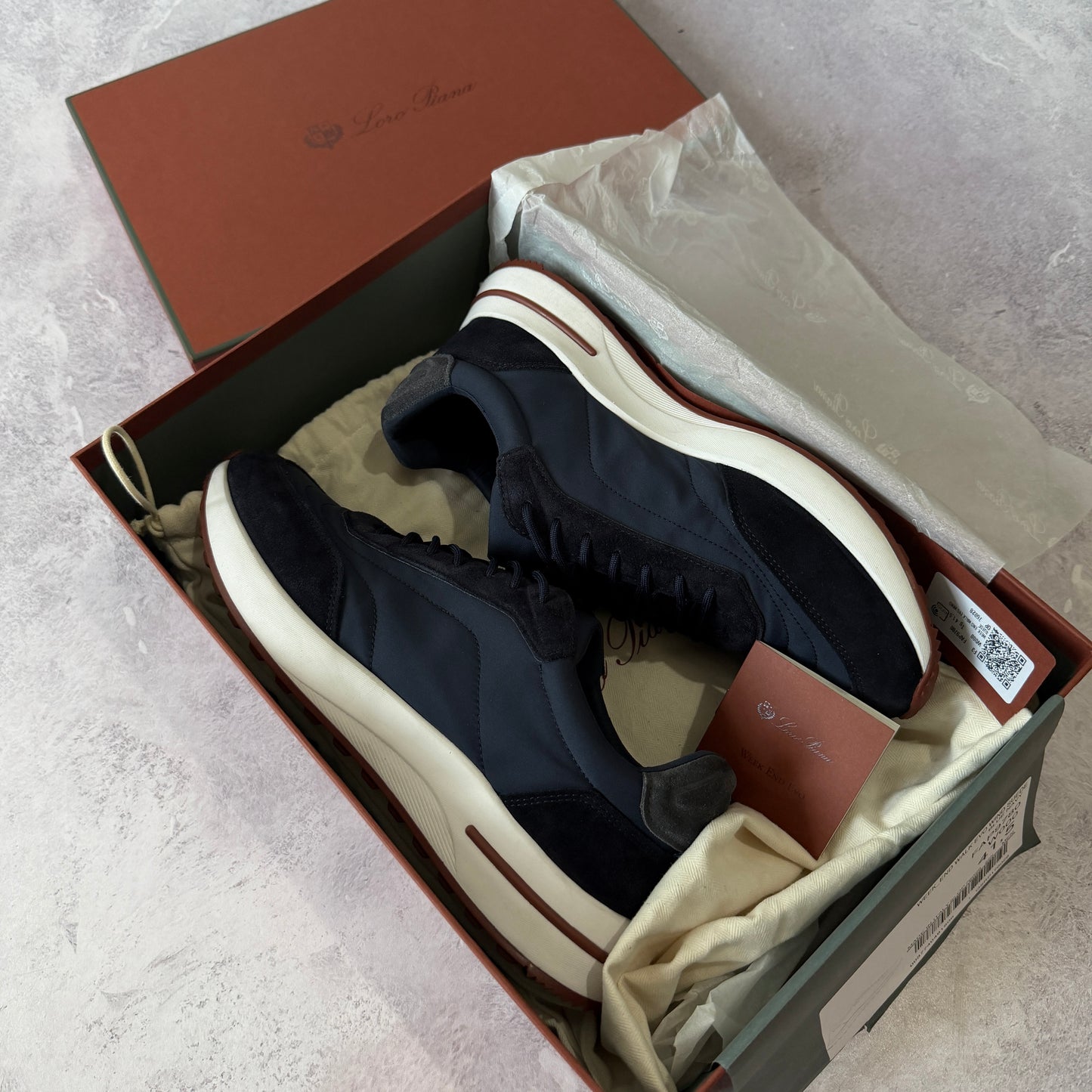 Loro Piana Weekend Walk Trainers - Fits UK 8