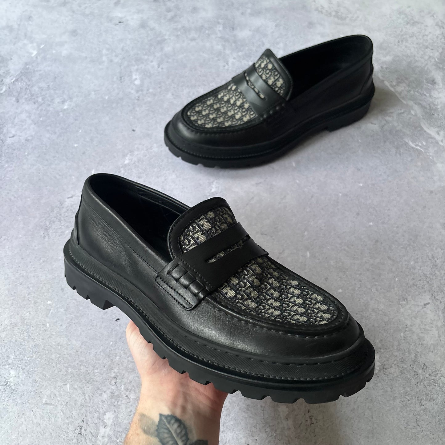 Dior Oblique Loafers - Fits UK 8