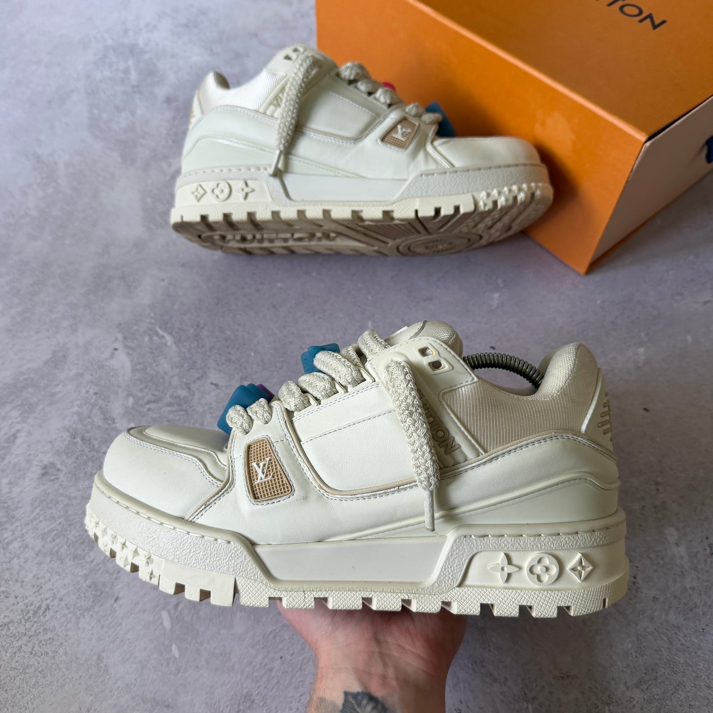 Louis Vuitton Maxi Trainers - Fits UK 10