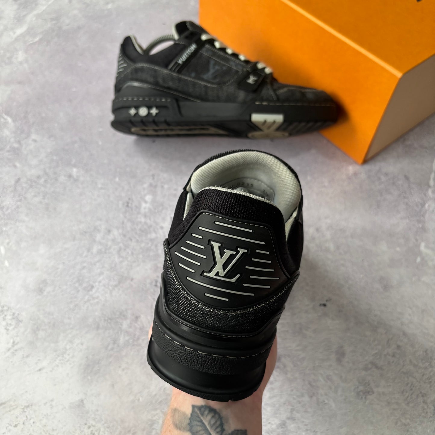 Louis Vuitton Denim Trainers - Fits UK 8.5