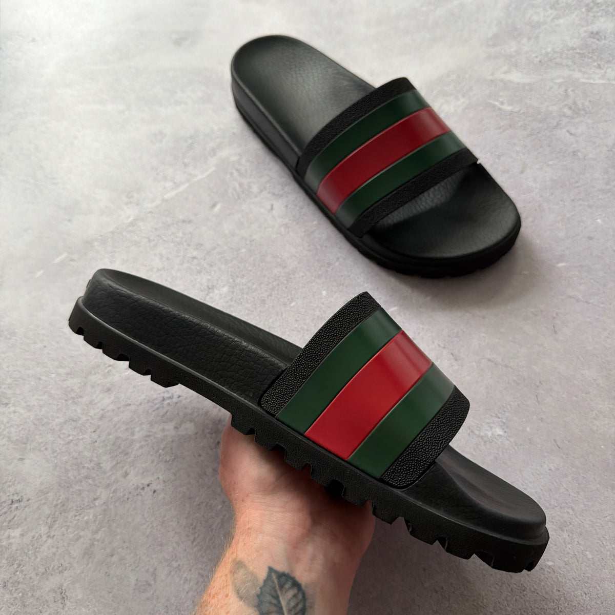 Gucci Web Sliders - UK 9