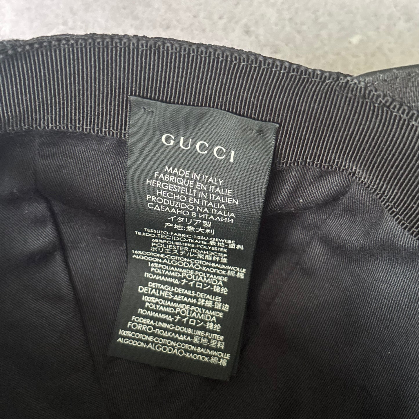 Gucci Cap - Medium