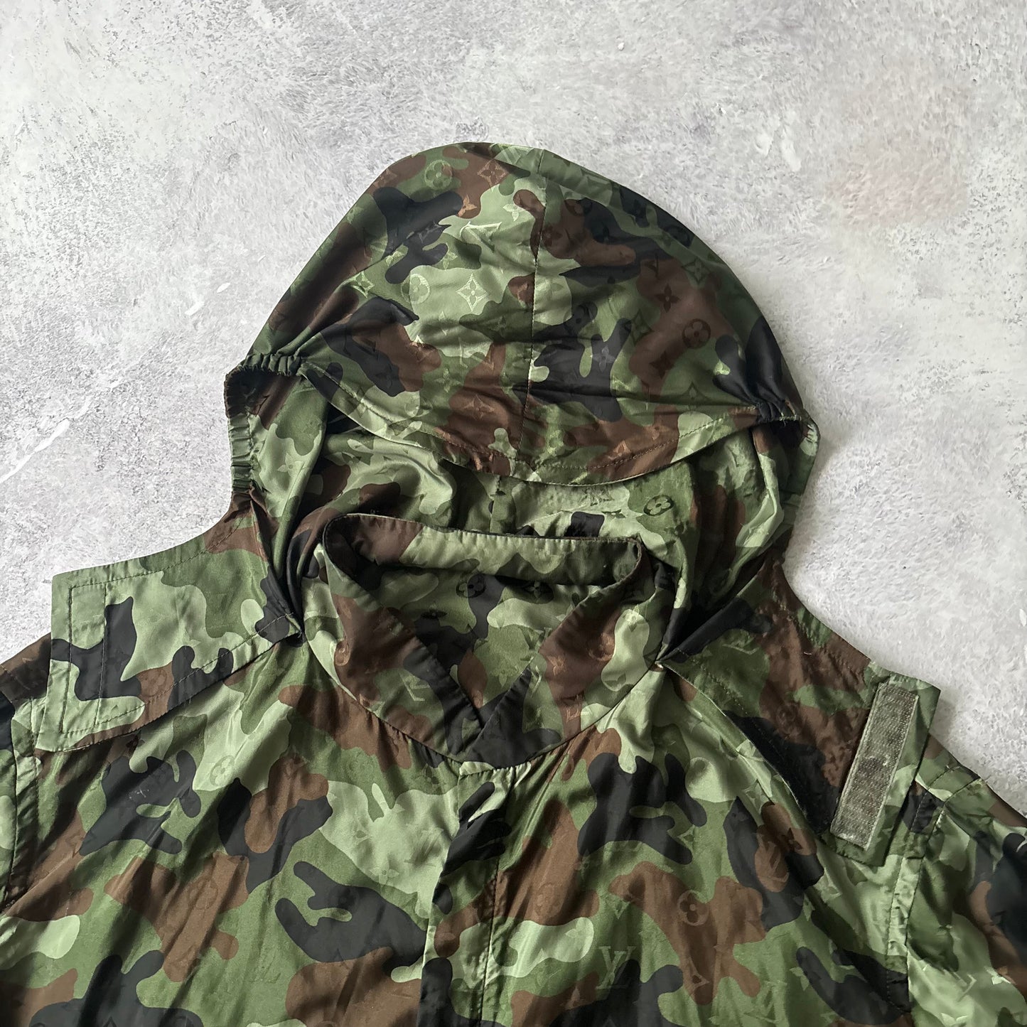 Louis Vuitton Camo Windbreaker Jacket - Fits Large