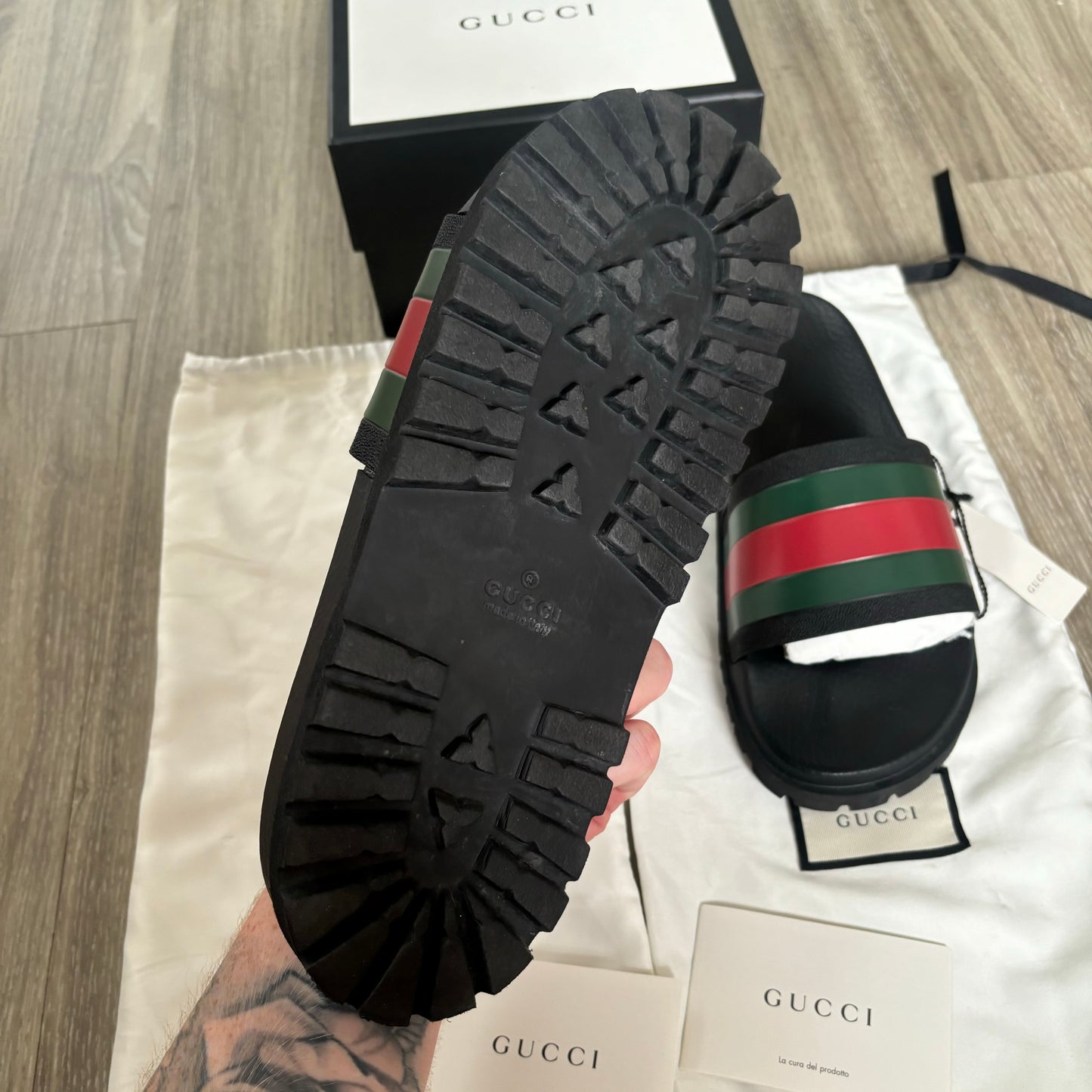 Gucci Sliders UK 8