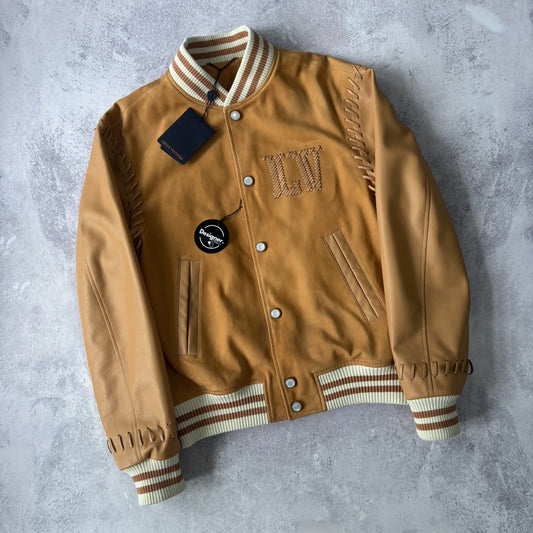 Brand New Louis Vuitton VIA Varsity Jacket - Fits Medium