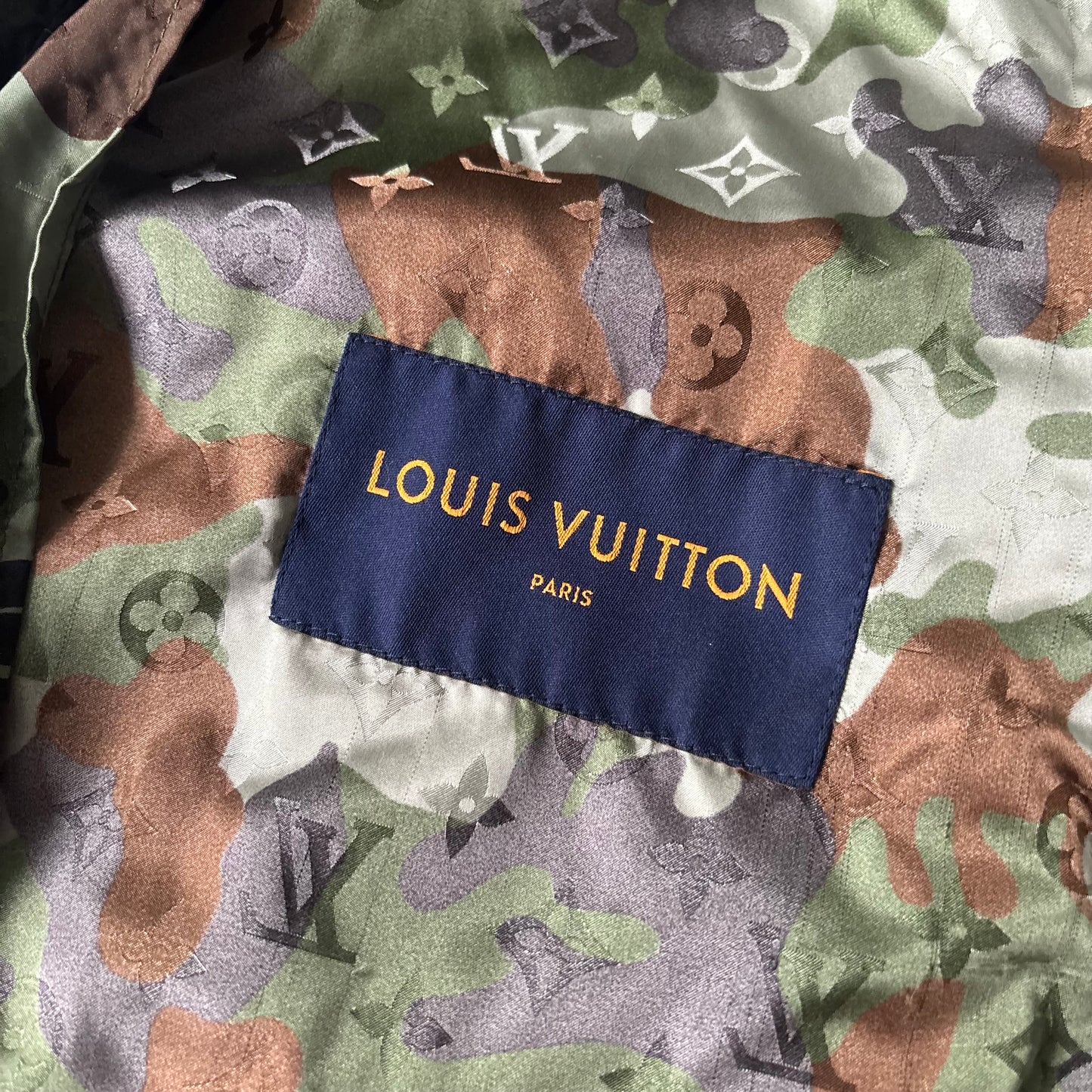 Louis Vuitton Camo Windbreaker Jacket - Fits Large