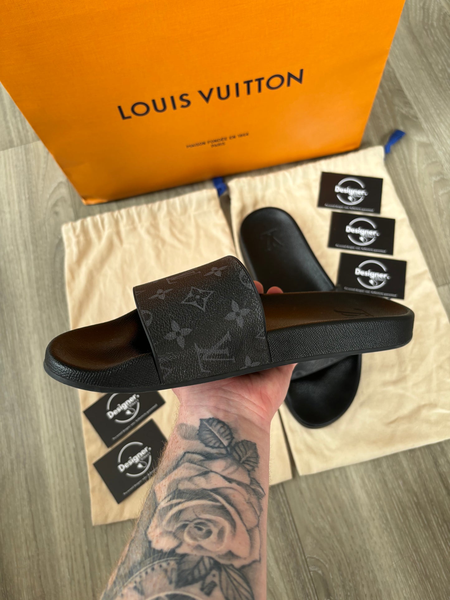 Louis Vuitton Sliders UK 8.5