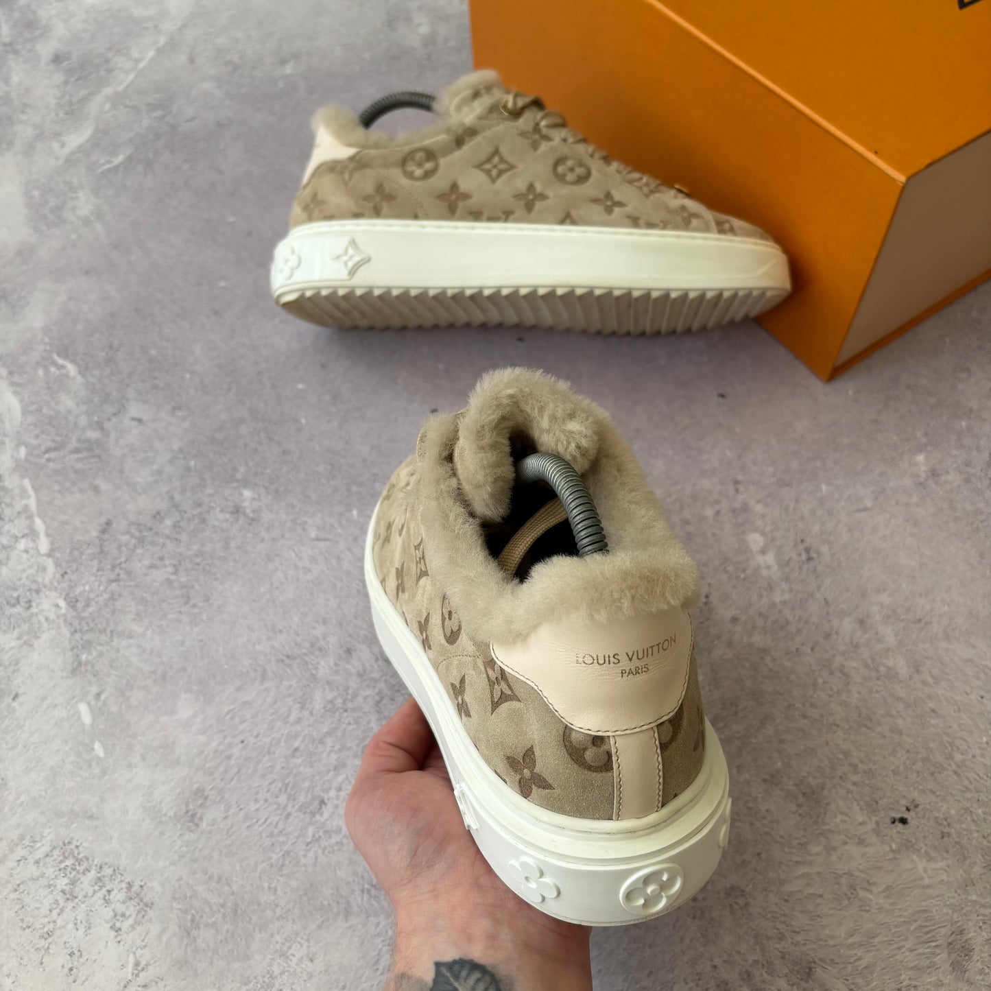 Womens Louis Vuitton Time Out Trainers - Fits UK 6