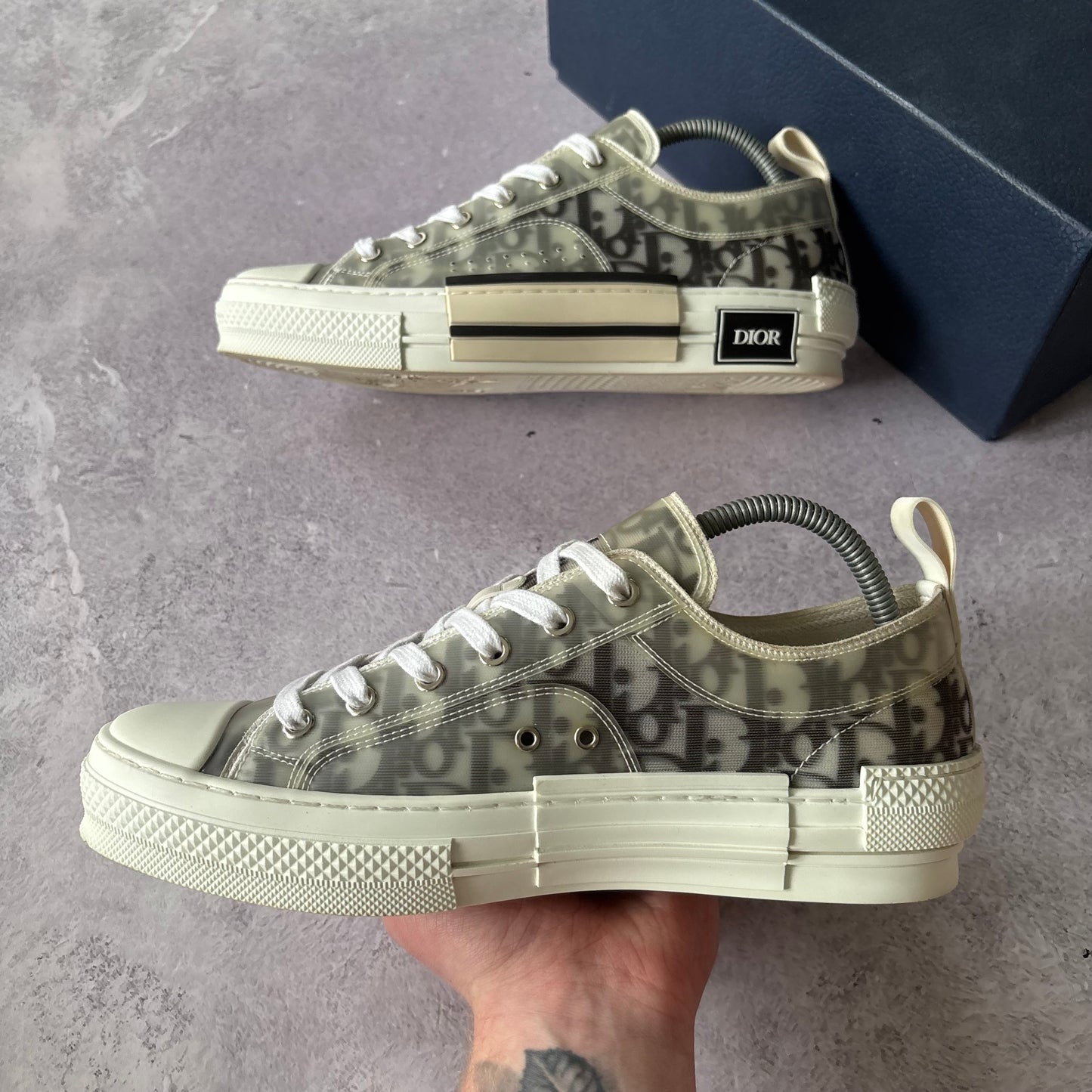 Dior B23 Low Trainers - UK 7.5