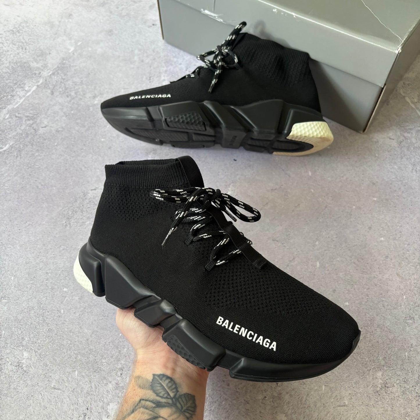 Balenciaga Speed Laced Trainers - Fits UK 8