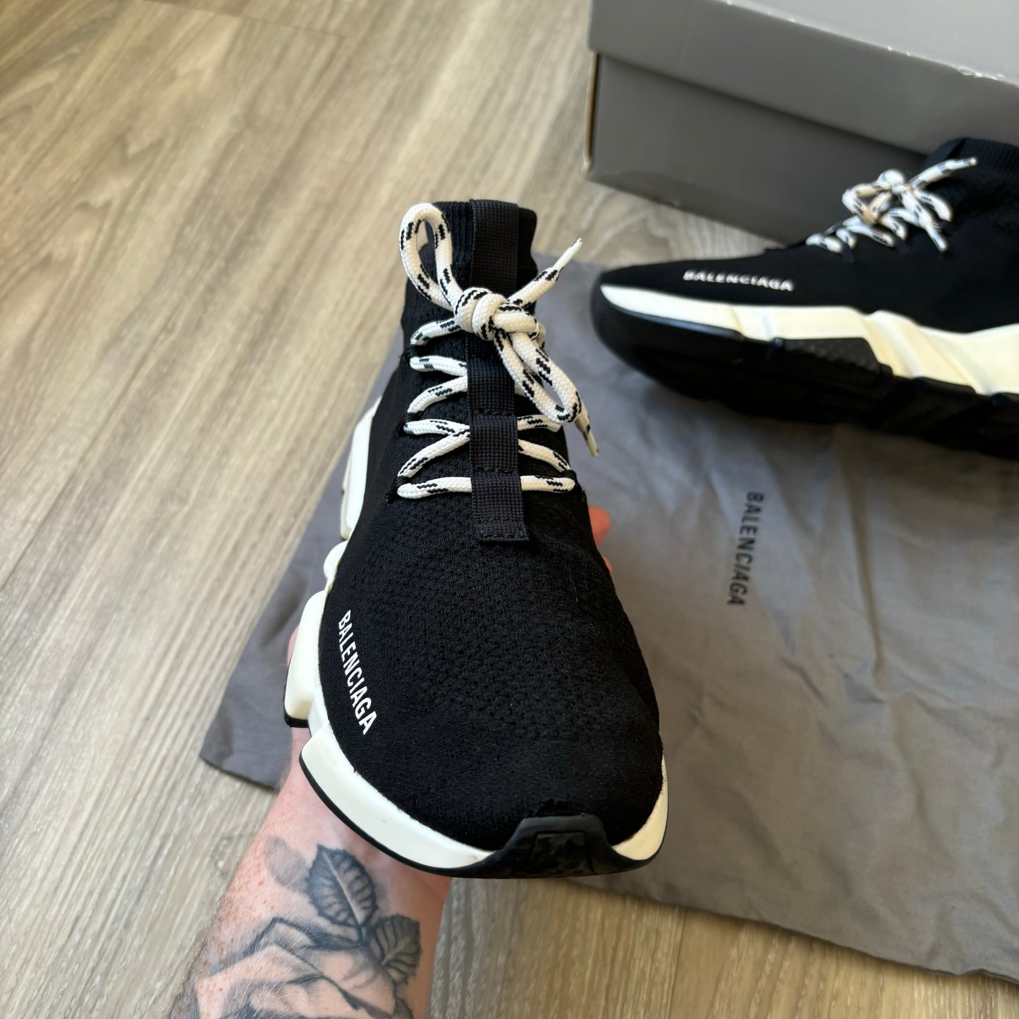 Balenciaga Speed Laced Trainers UK 7