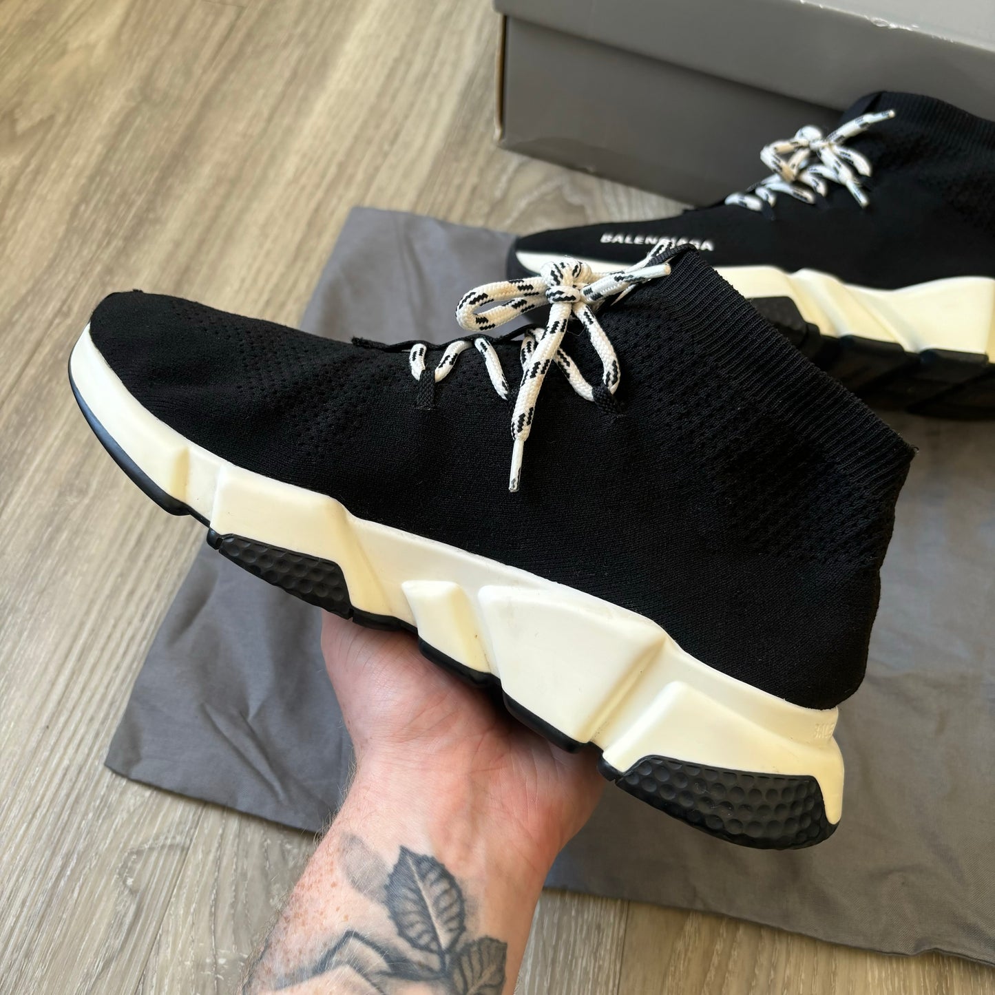 Balenciaga Speed Laced Trainers UK 7