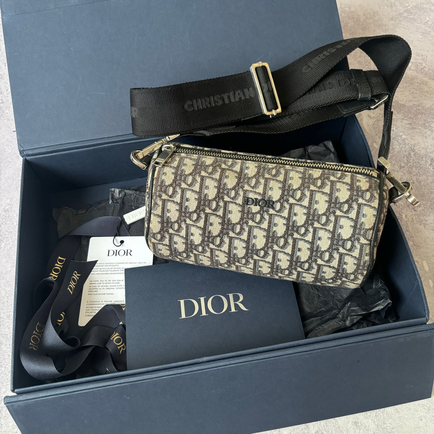 Dior Oblique Roller Messenger Bag