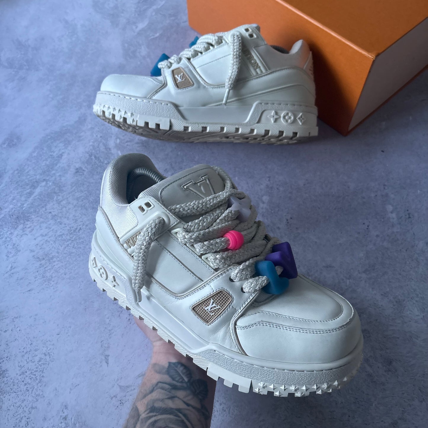 Louis Vuitton Maxi Trainers - Fits UK 10