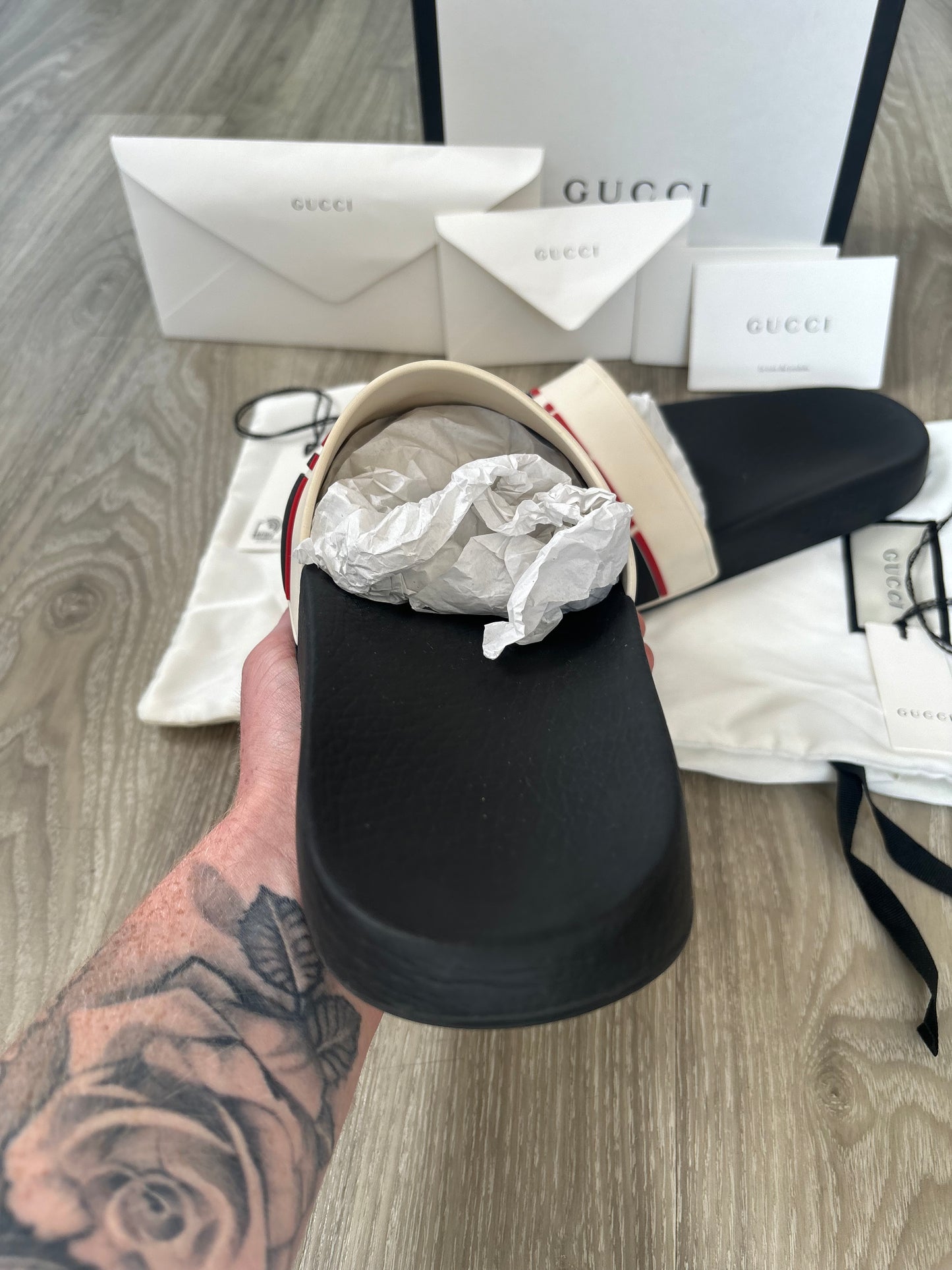 Gucci Sliders UK 8