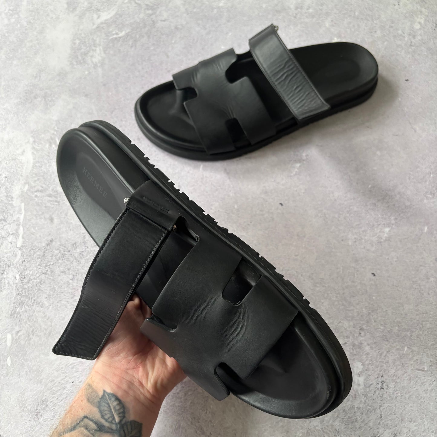 Hermes Chypre Sandals - UK 10