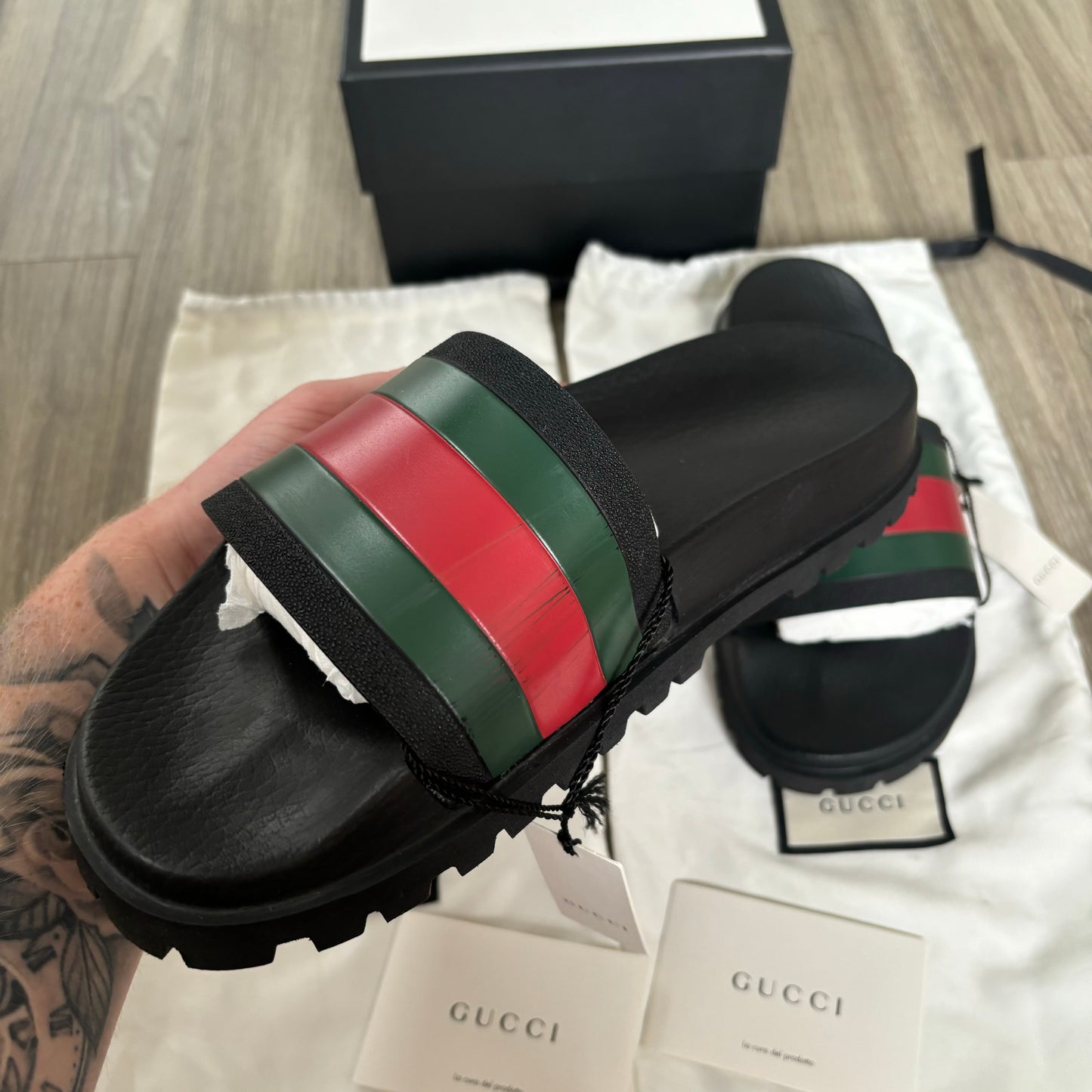 Gucci Sliders UK 8