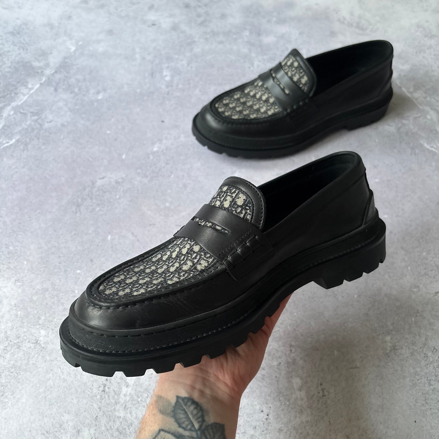 Dior Oblique Loafers - Fits UK 8