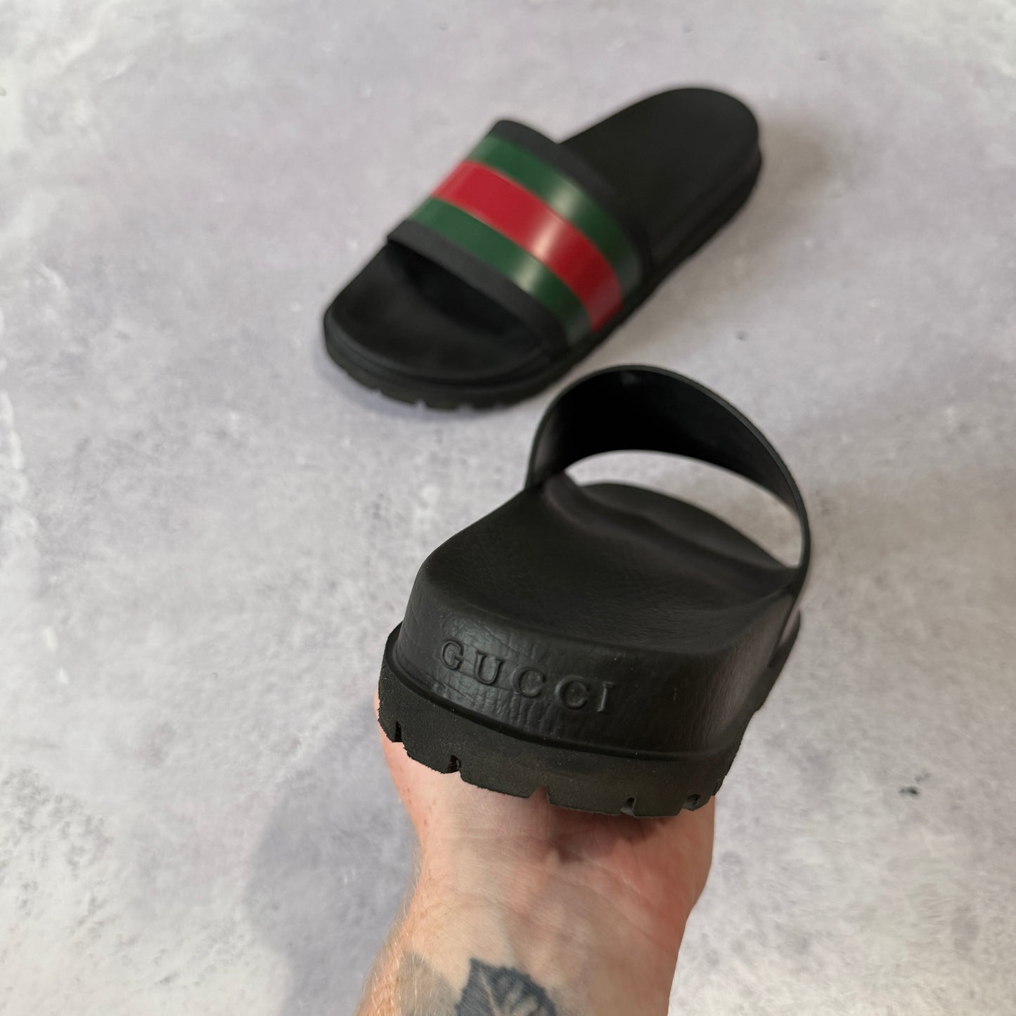 Gucci Web Sliders - UK 9