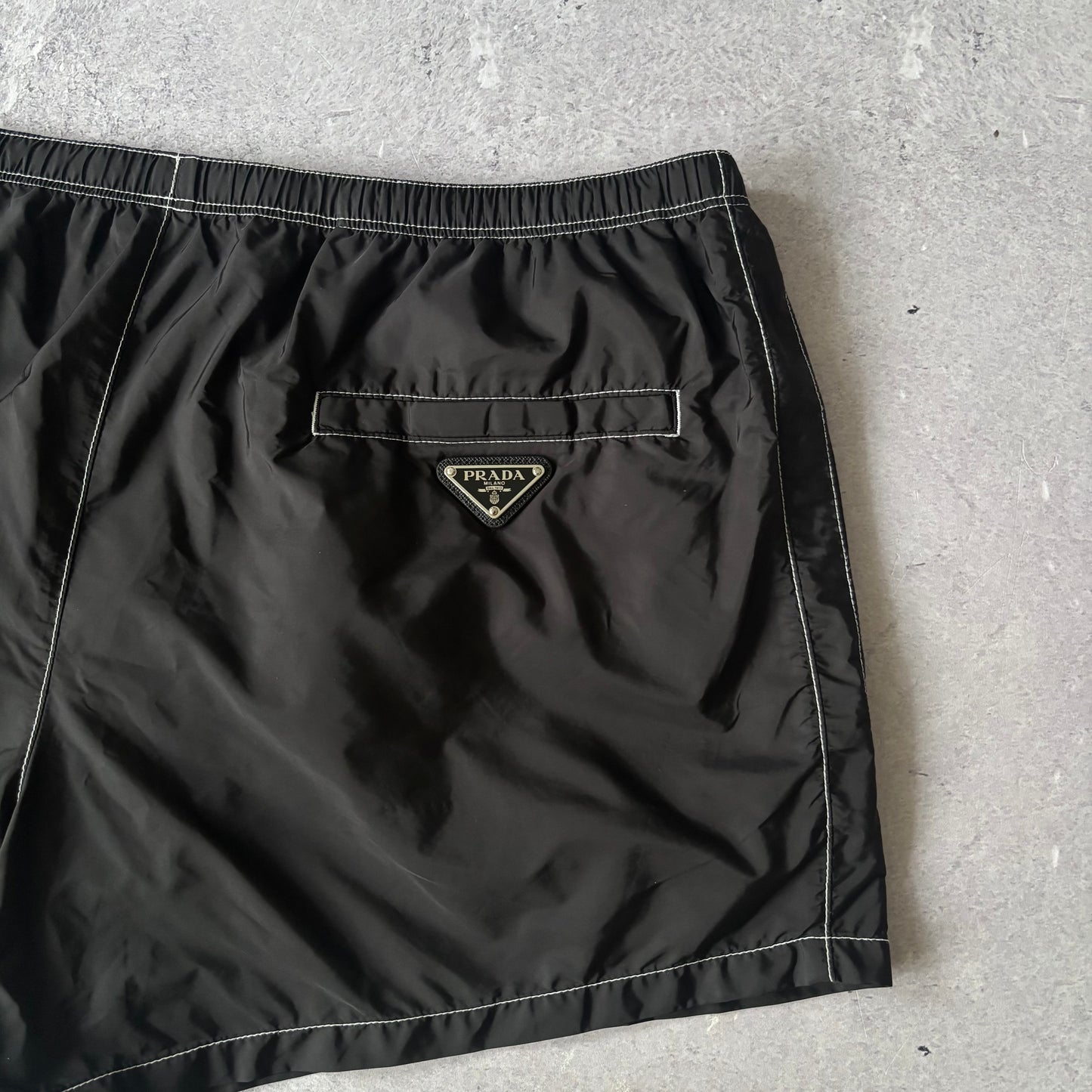 Prada Re-Nylon Swim Shorts - Fits Medium