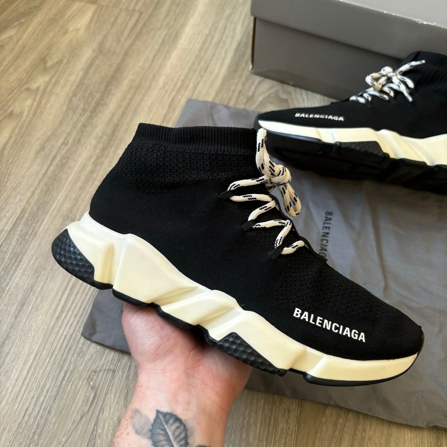 Balenciaga Speed Laced Trainers UK 7