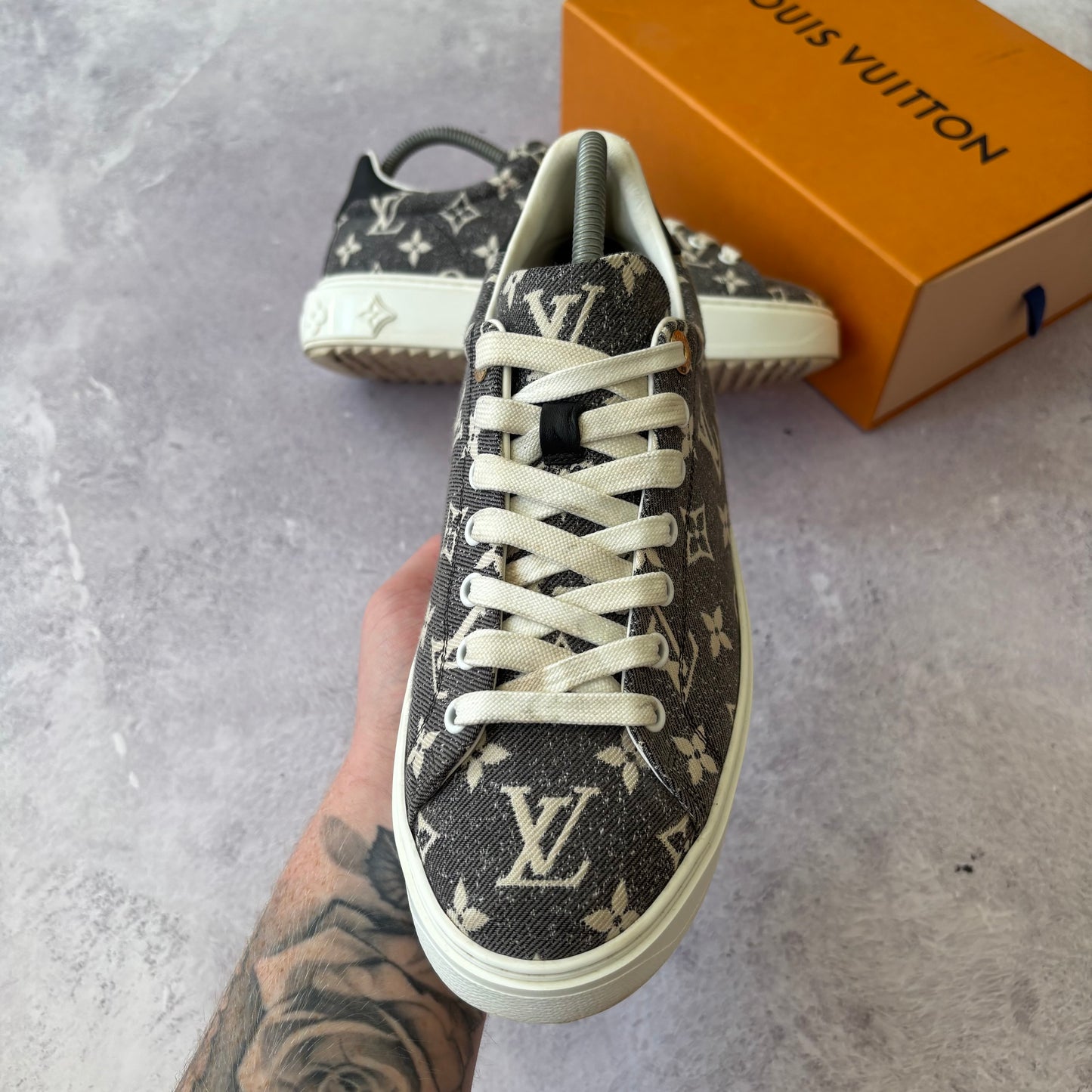 Womens Louis Vuitton Time Out Trainers - Fits UK 6