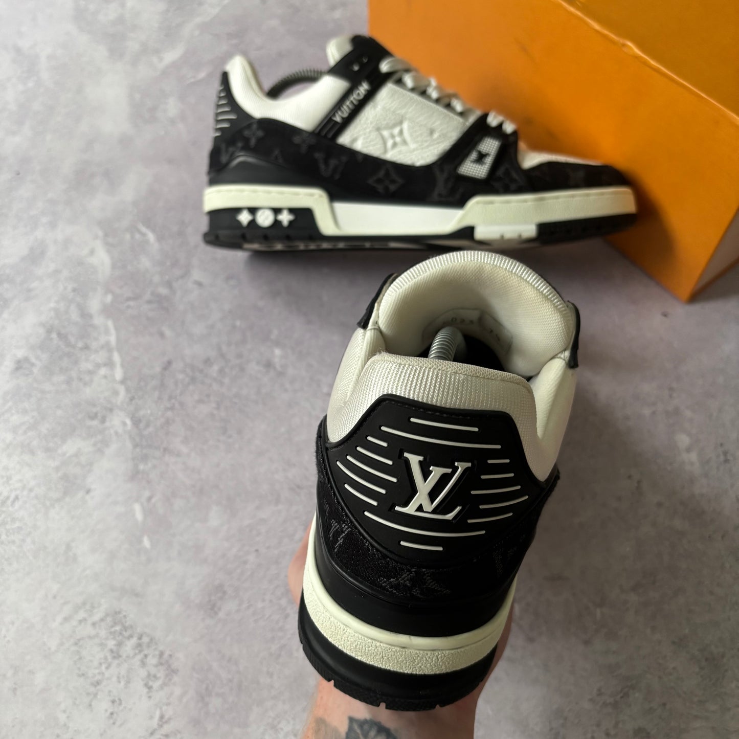 Louis Vuitton Denim Trainers - Fits UK 8.5