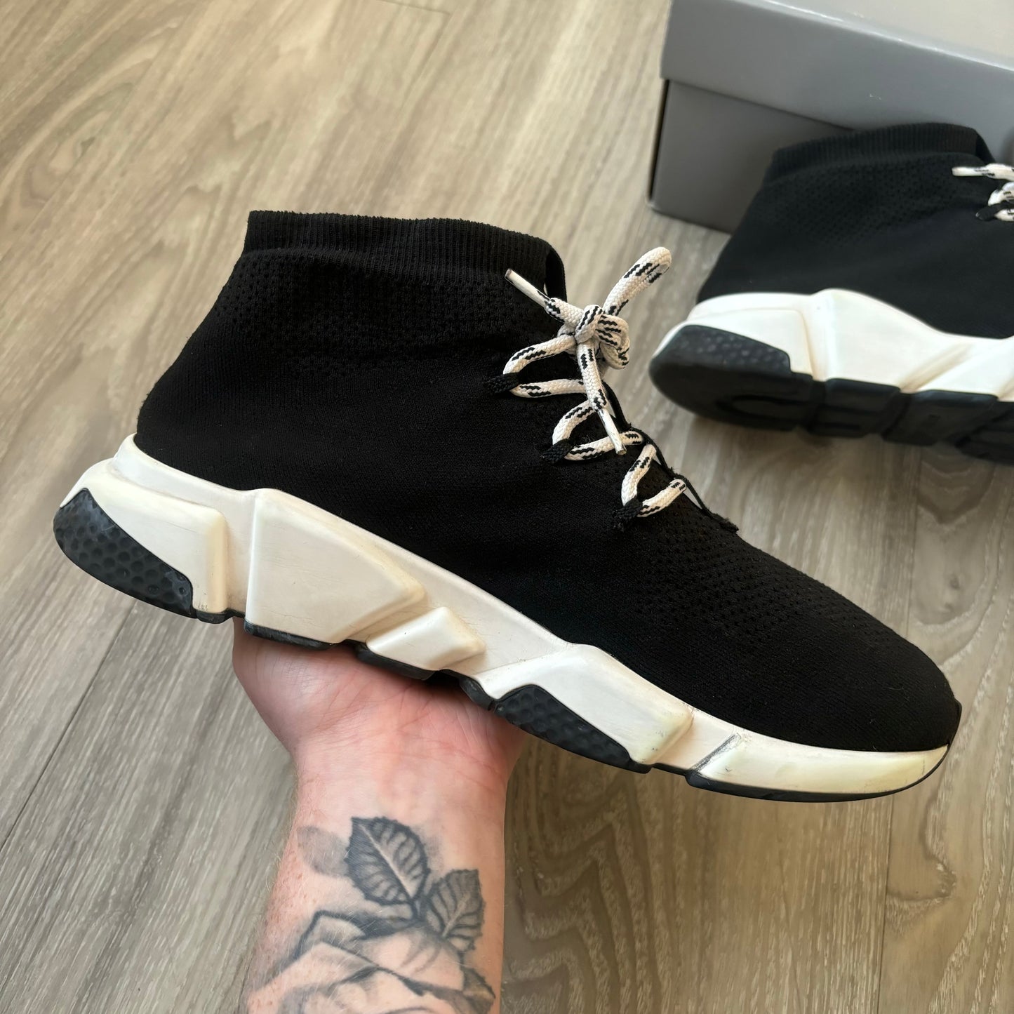 Balenciaga Speed Laced Trainers UK 9