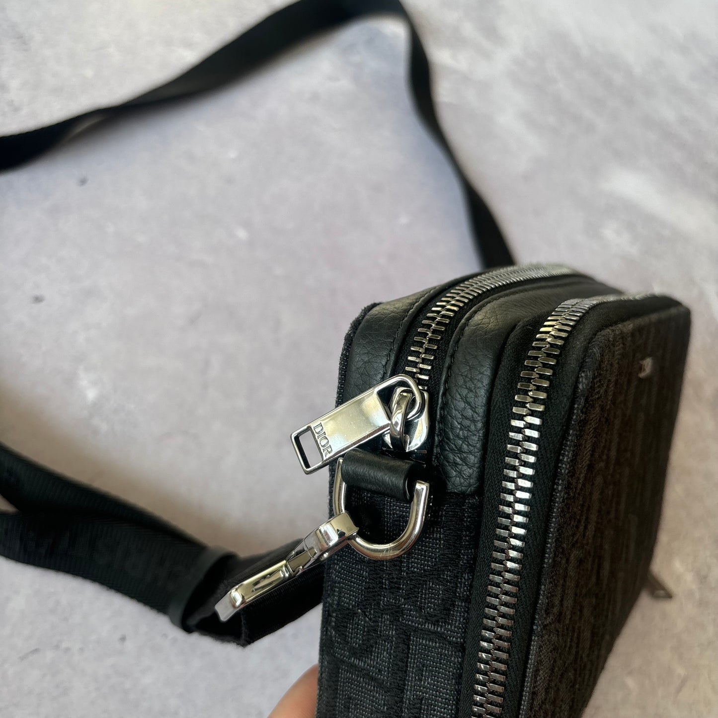 Dior Oblique Jacquard Coin Pouch