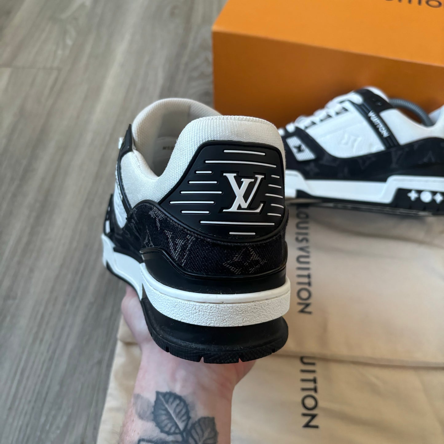 Louis Vuitton Denim Trainers UK 9