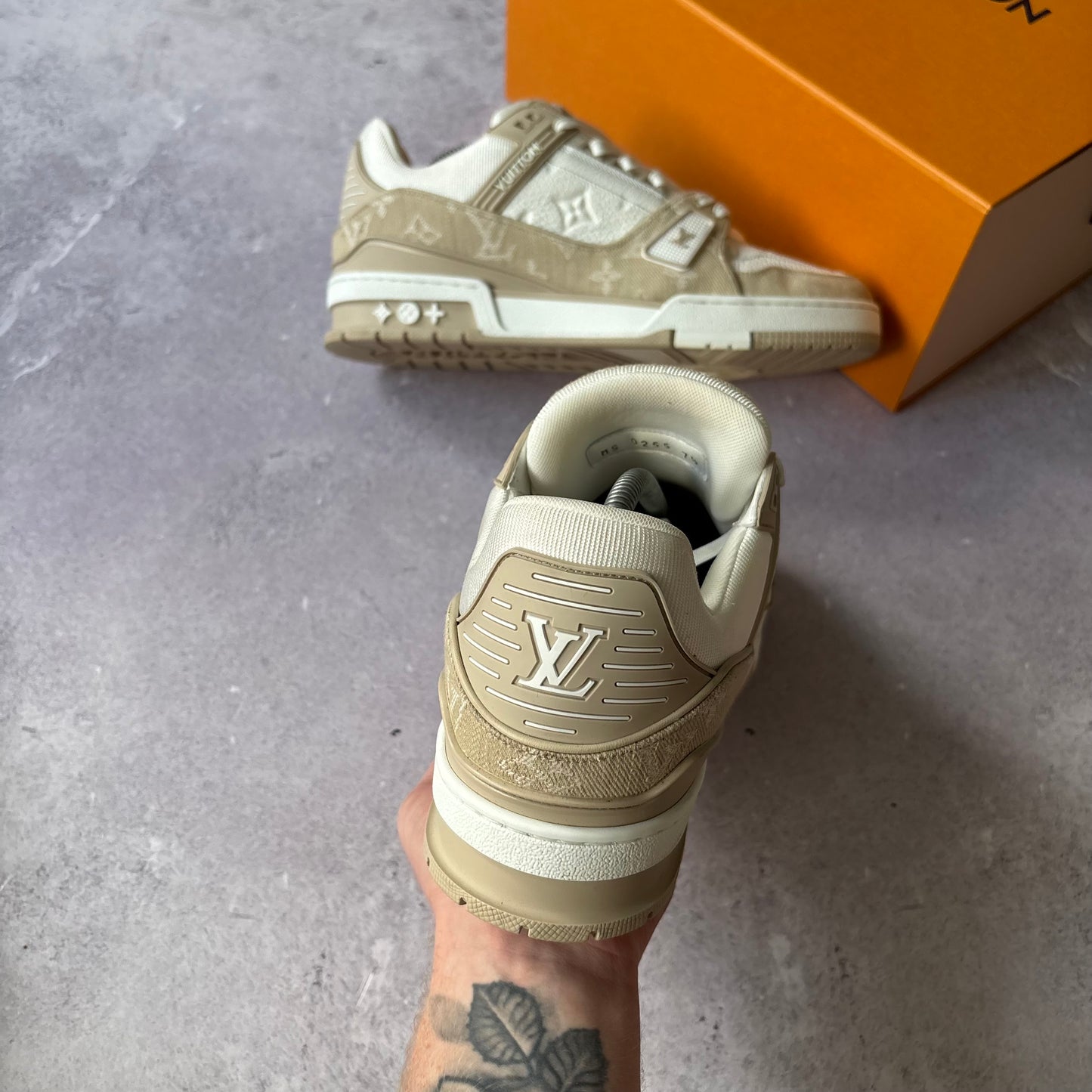 Louis Vuitton Denim Trainers - Fits UK 8.5