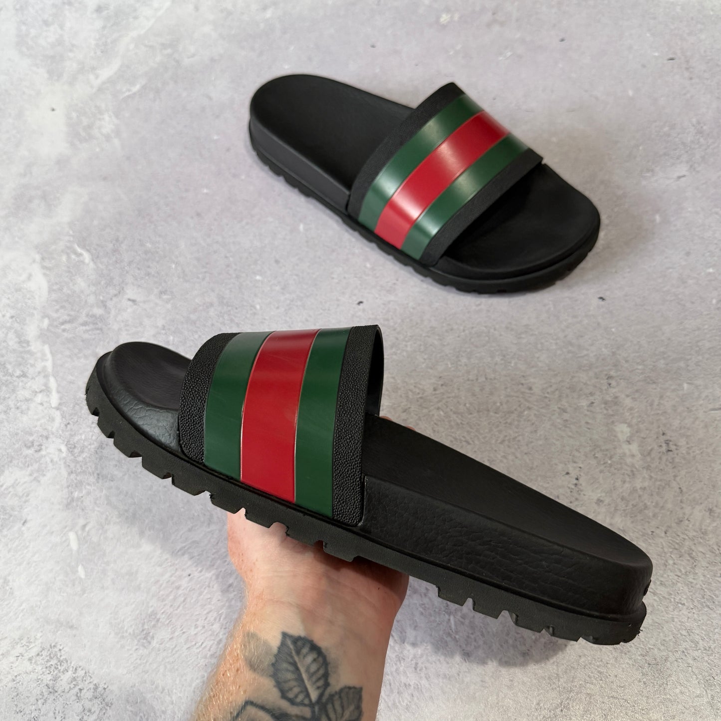 Gucci Web Sliders - UK 9