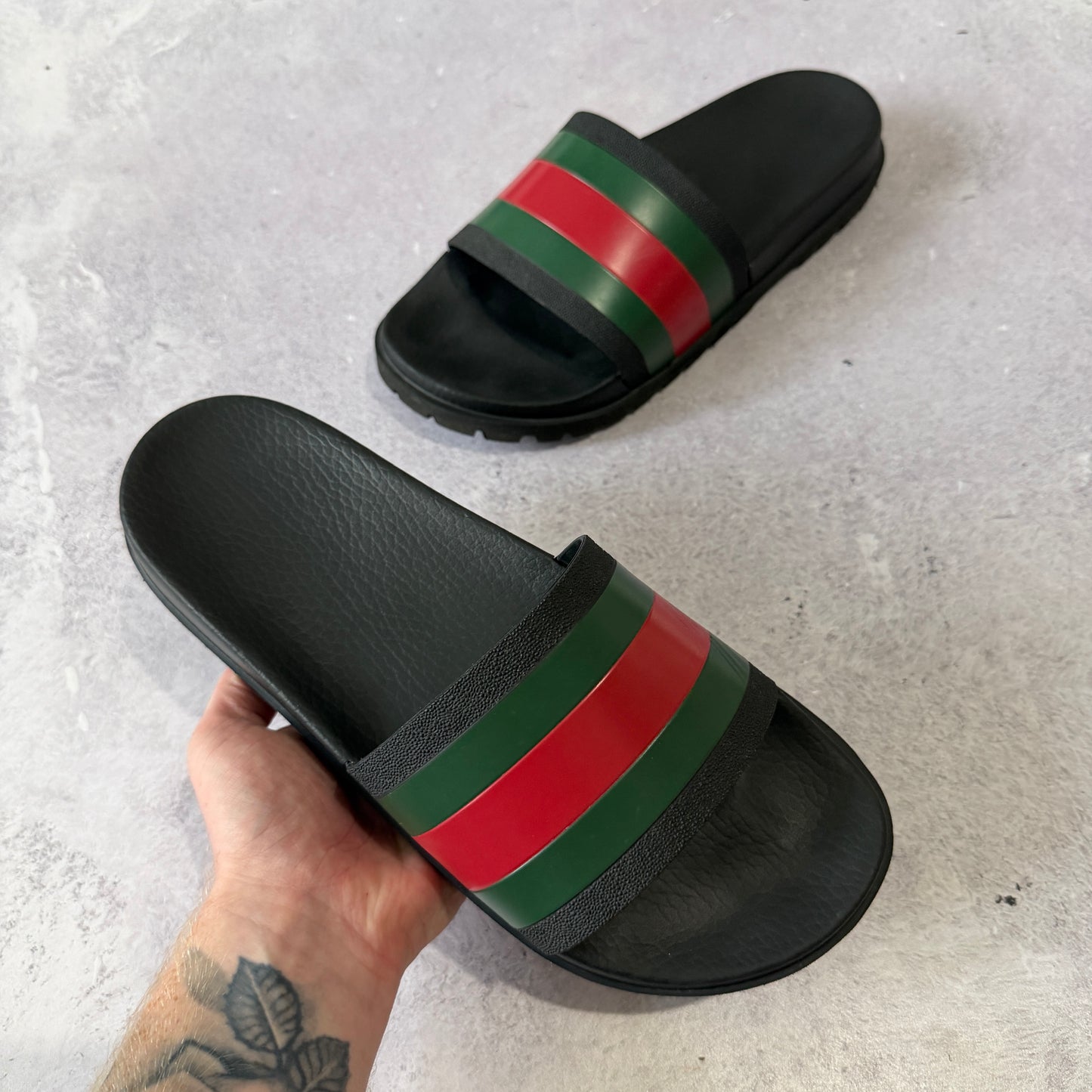 Gucci Web Sliders - UK 9