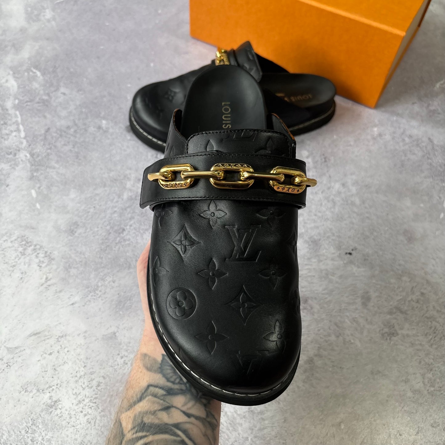 Womens Louis Vuitton Cosy Flat Comfort Clogs - Fits UK 6