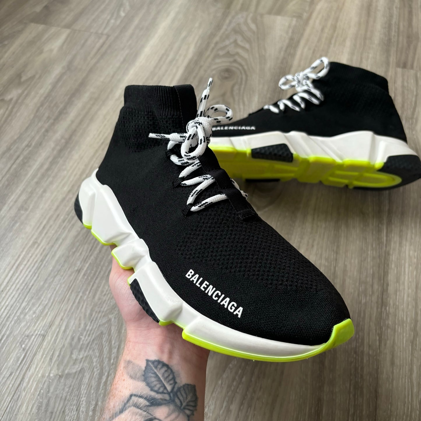 Balenciaga Speed Laced Trainers UK 9