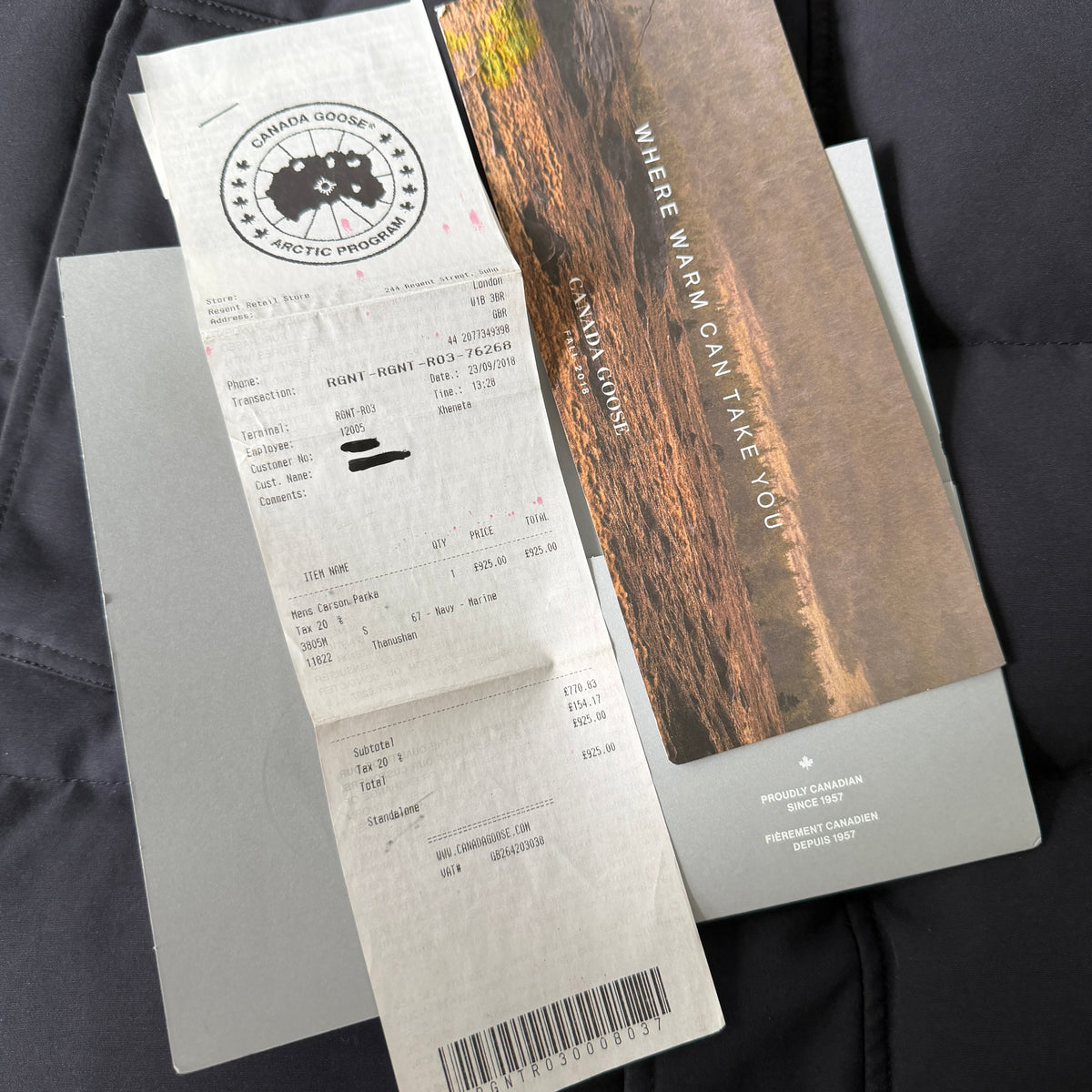 Canada Goose Carson Parka Jacket - Small