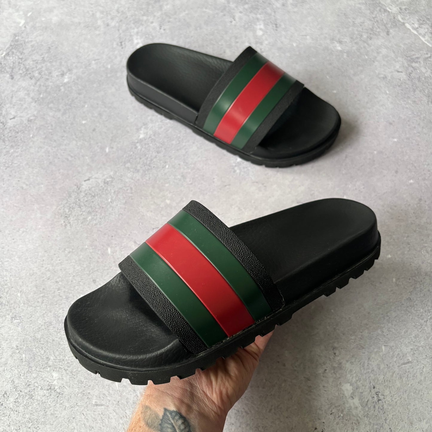 Gucci Web Sliders - UK 7